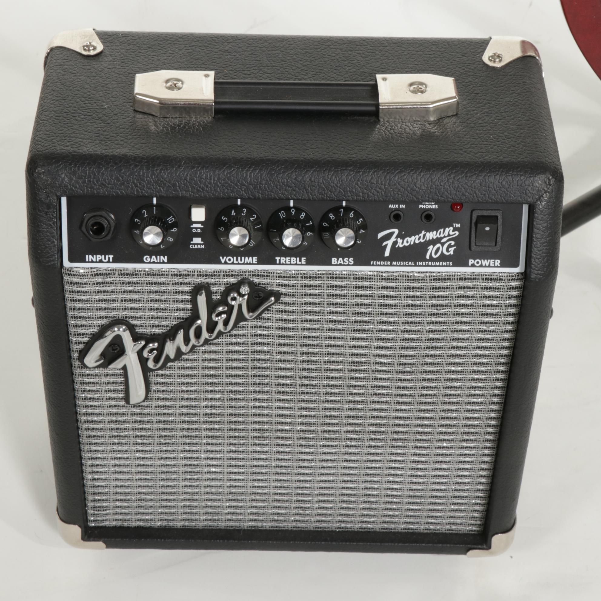 Cecilio Electric Cello With Nylon Case and Fender Amp