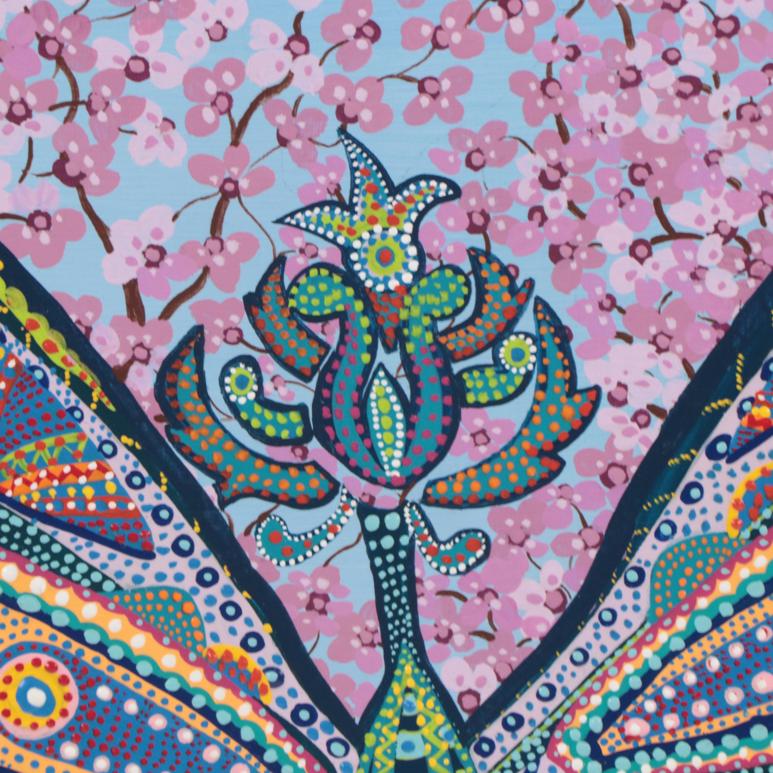 Erika Pochybova-Johnson Acrylic Painting "Butterfly," 2007