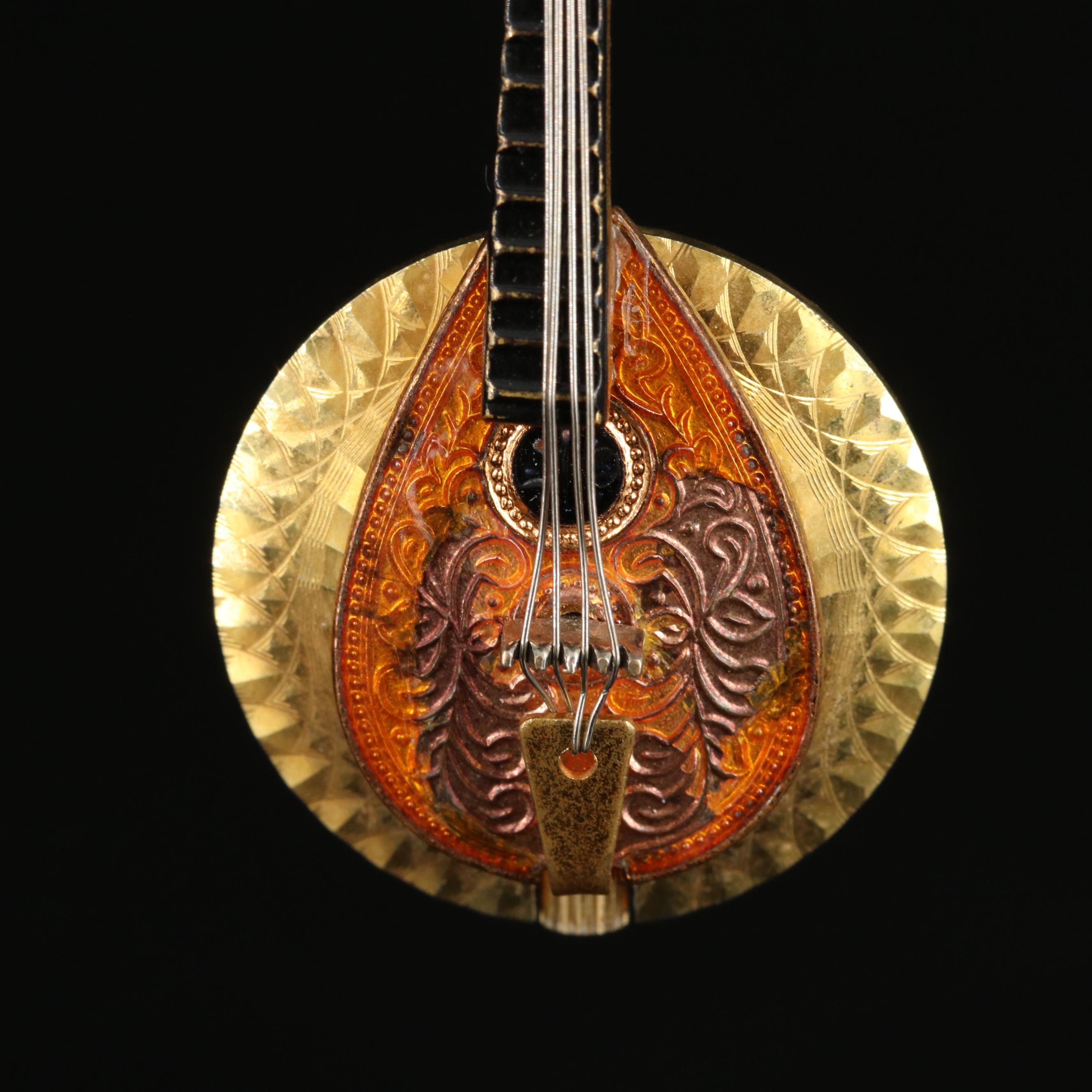 Sheffield Mandolin Pendant Timepiece EBTH