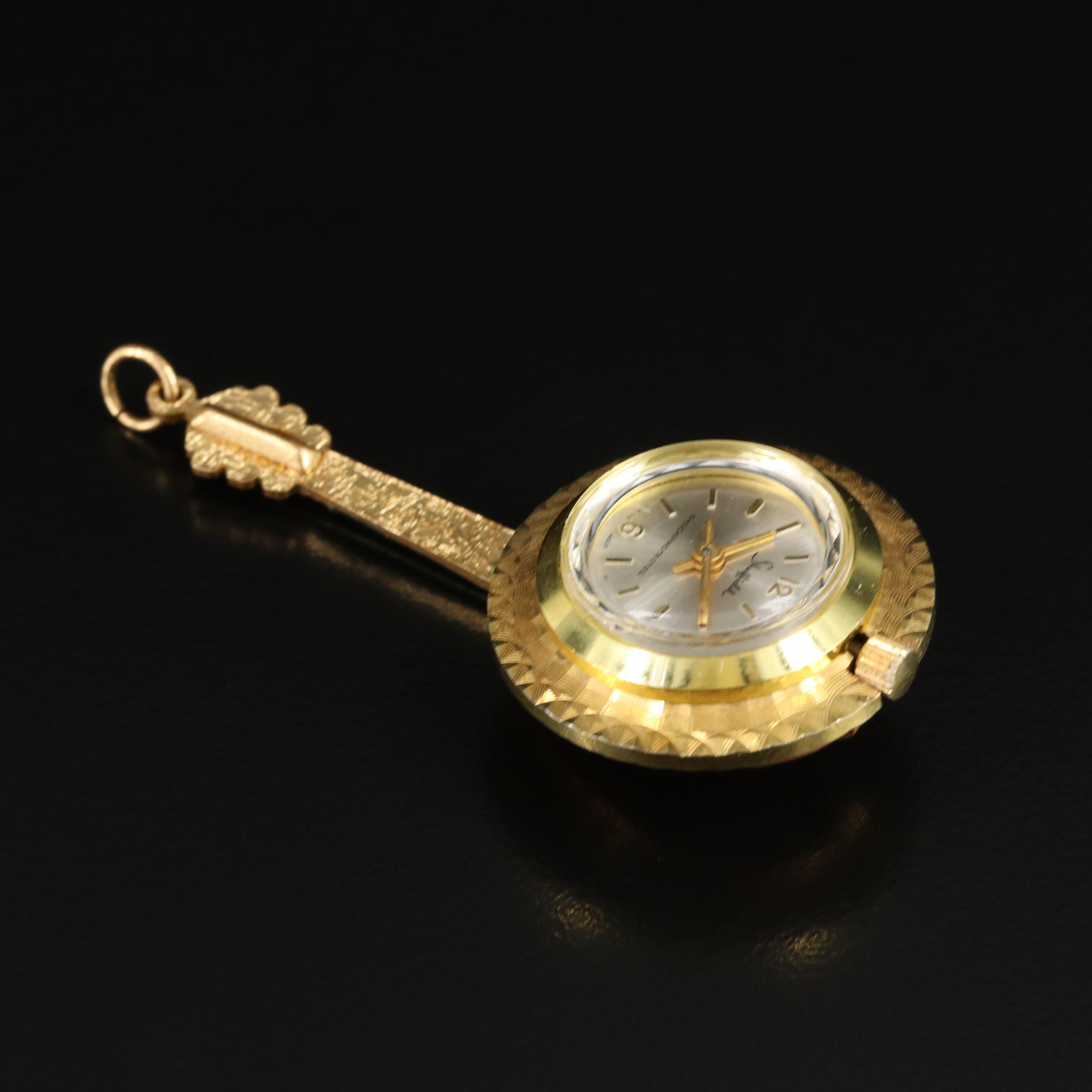 Sheffield Mandolin Pendant Timepiece EBTH