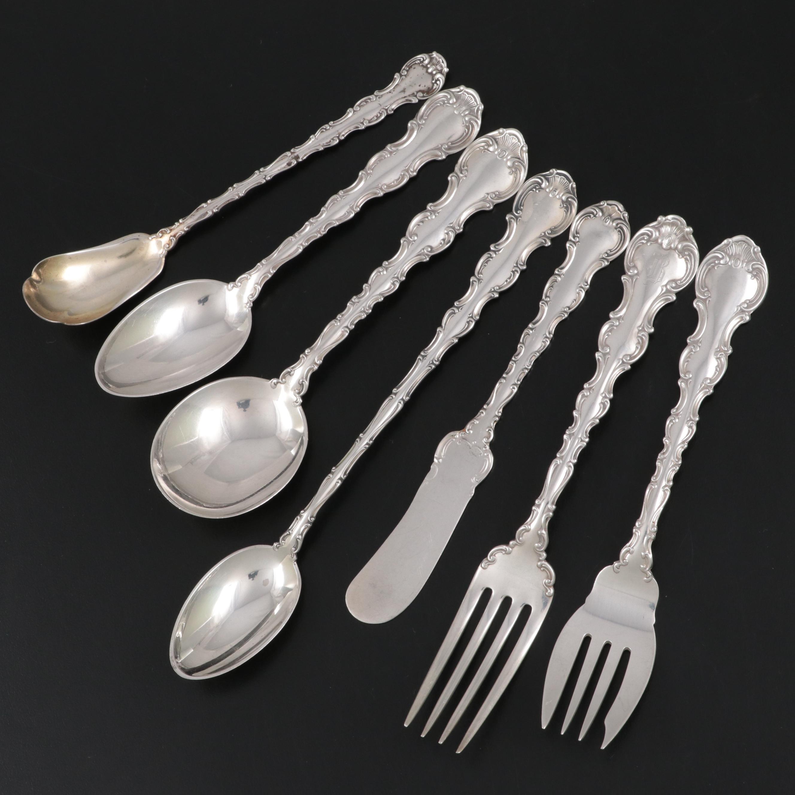 gorham-strasbourg-sterling-silver-flatware-late-19th-century