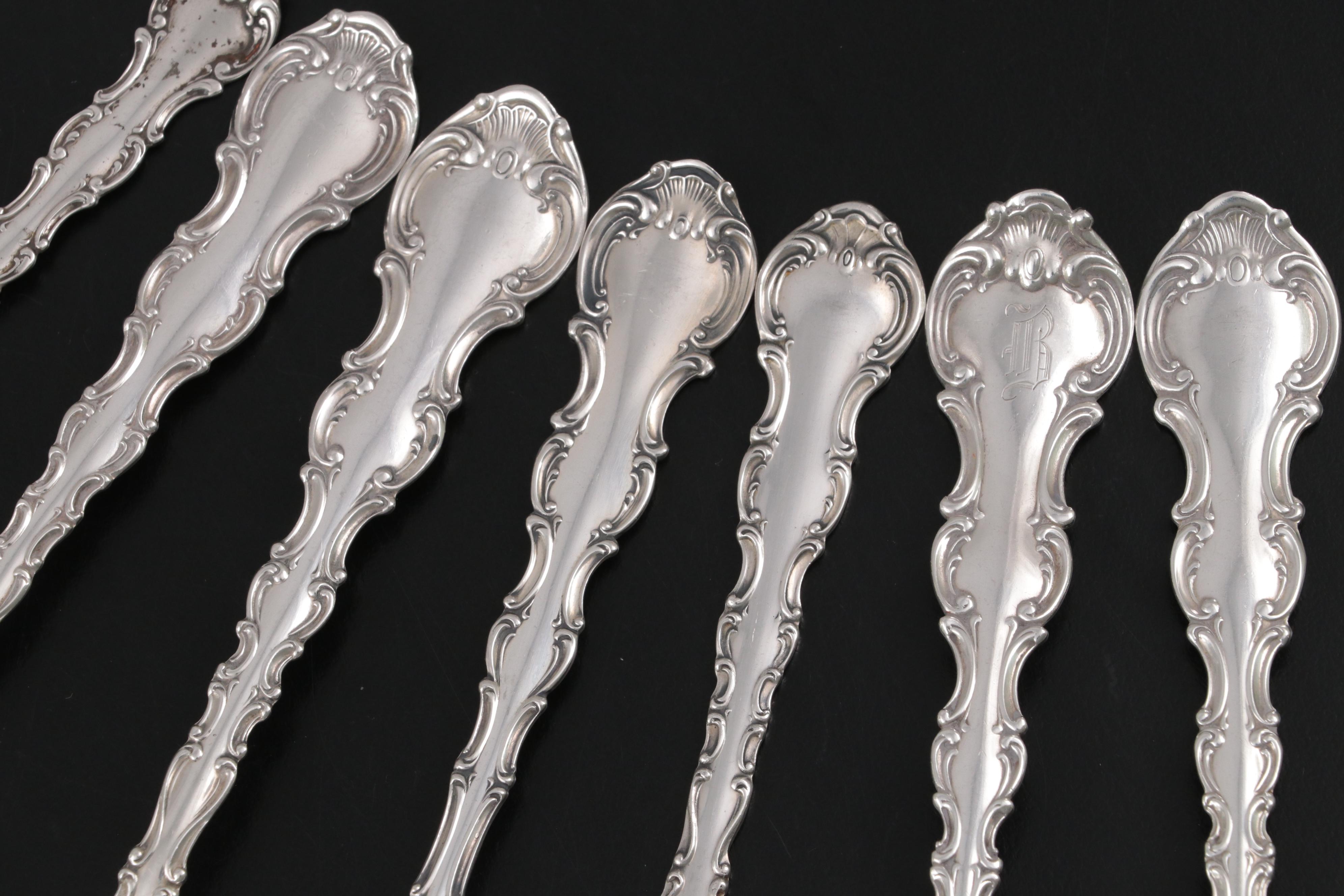 Gorham "Strasbourg" Sterling Silver Flatware, Late 19th Century