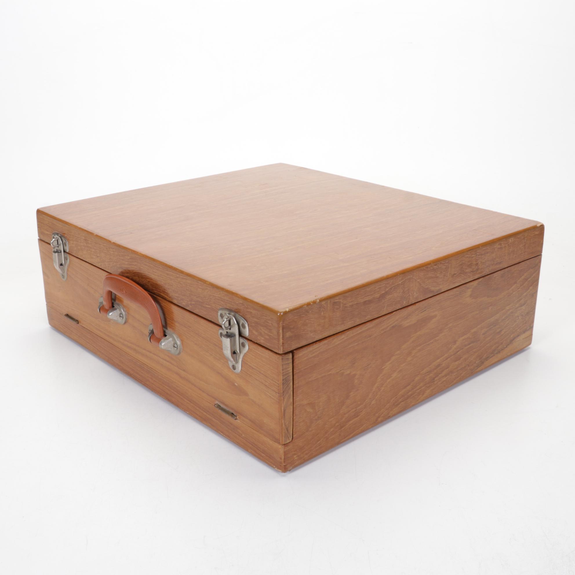 S. Samran Thailand Bronze Alloy and Rosewood Flatware and Serving Utensils