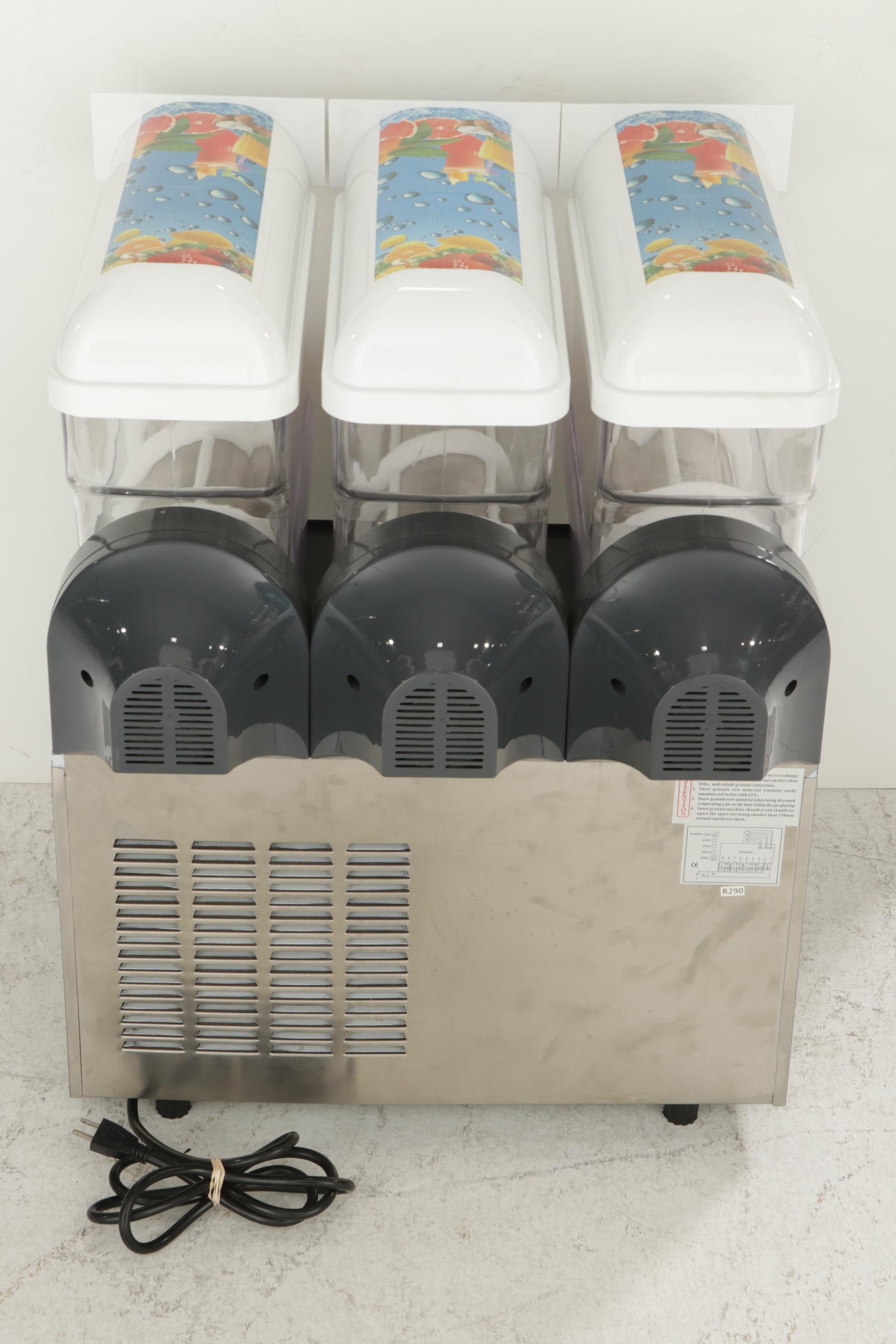 Vevor Commercial Three Compartment Slushie Machine