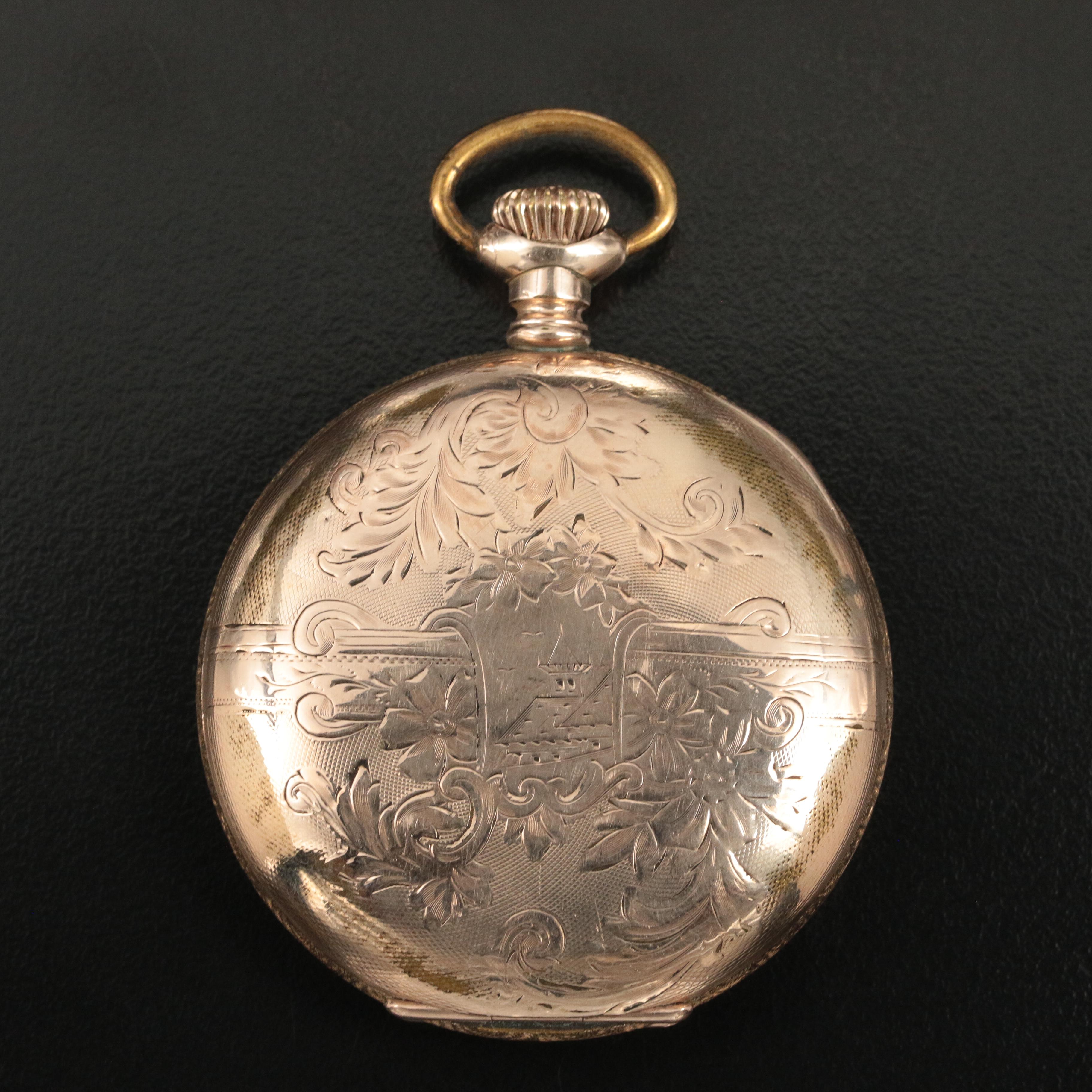 1908 Waltham Gold-Filled Hunting Case Pocket Watch
