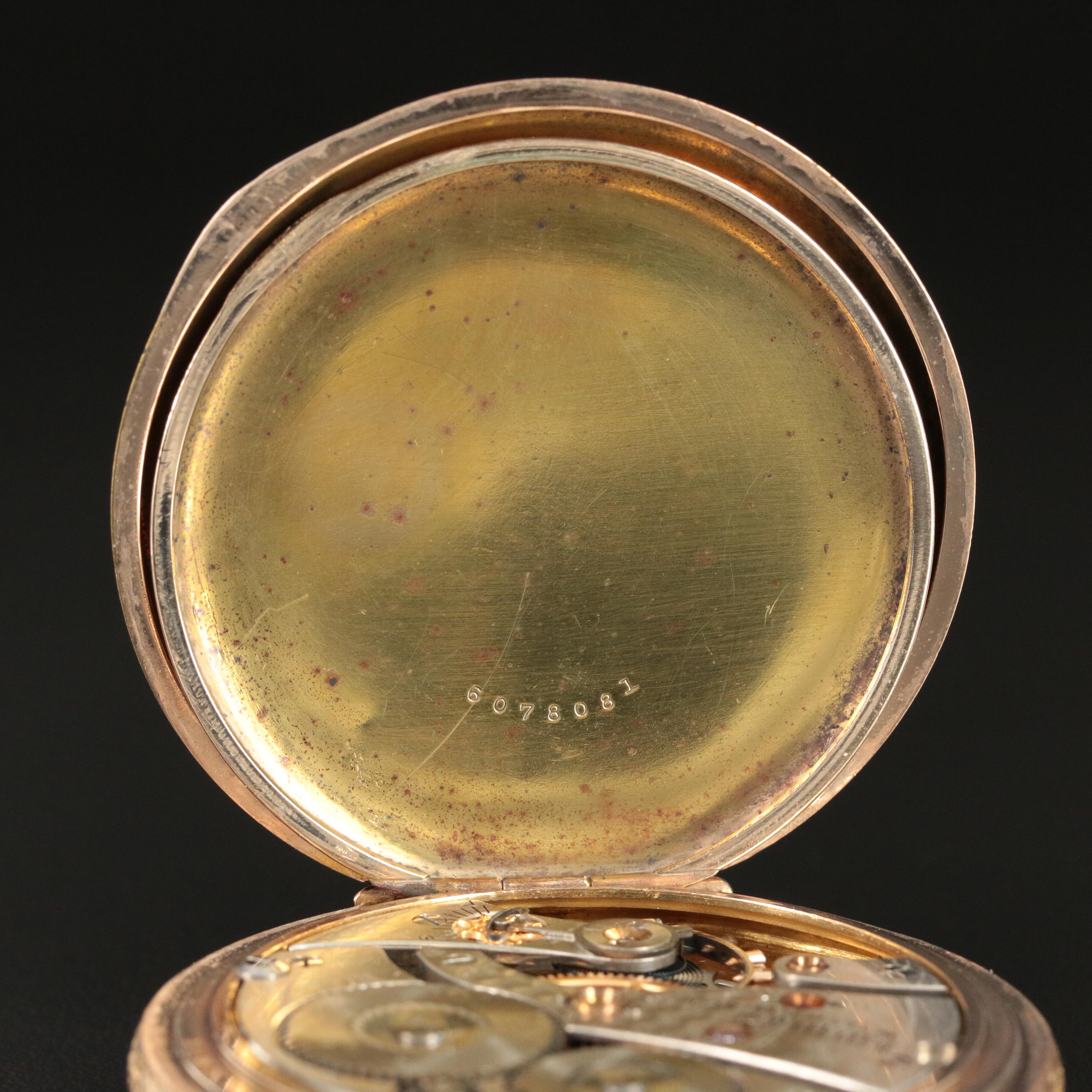 1908 Waltham Gold-Filled Hunting Case Pocket Watch
