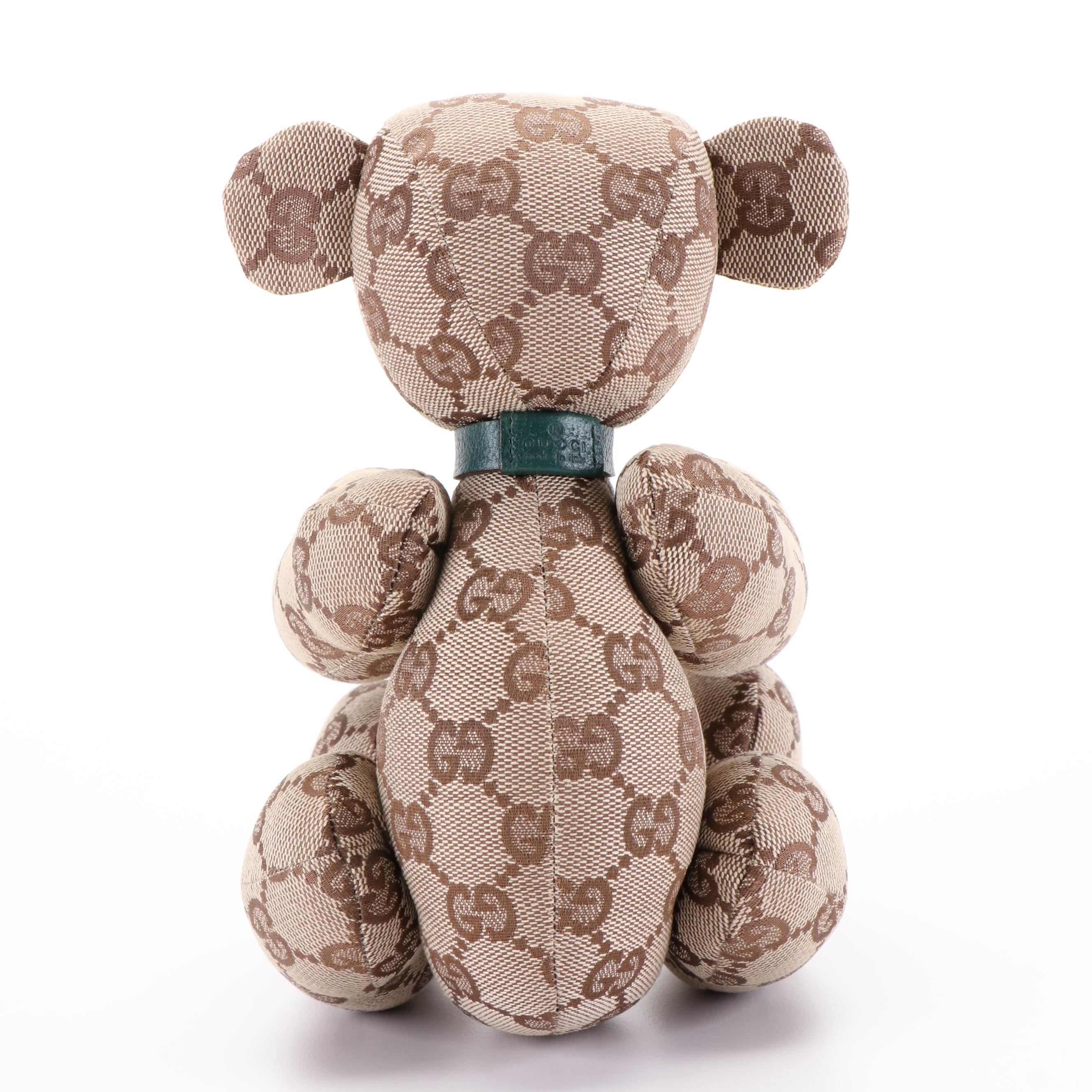 Gucci Guccissima Canvas Teddy Bear
