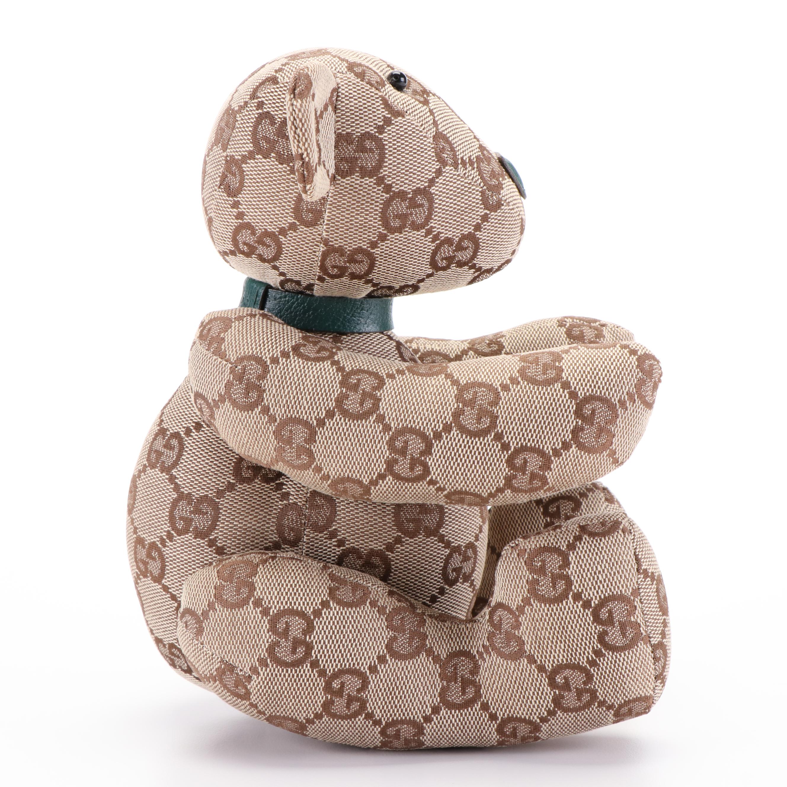 Gucci Guccissima Canvas Teddy Bear