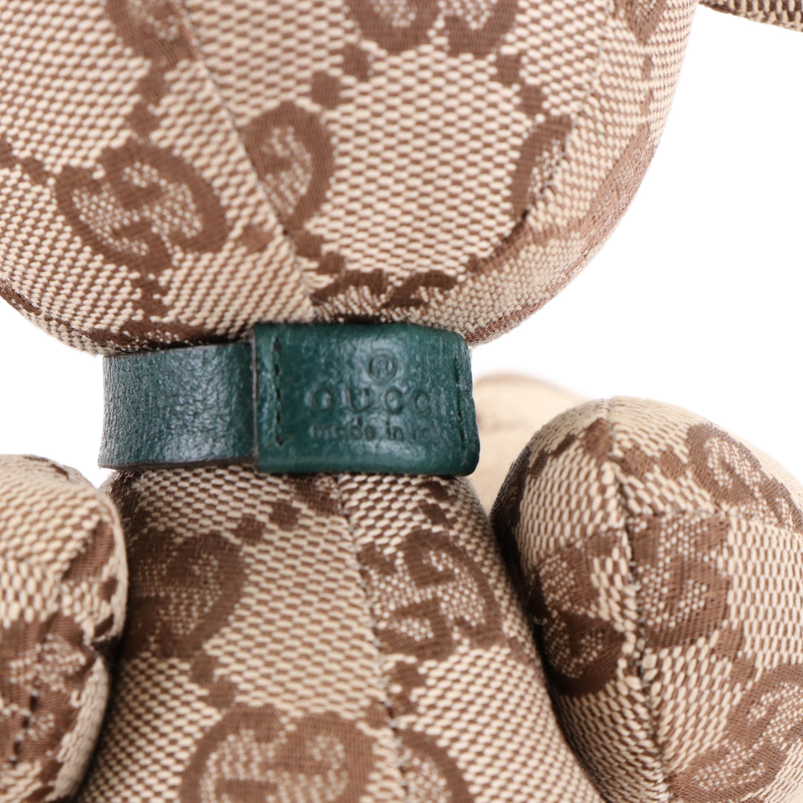 Gucci Guccissima Canvas Teddy Bear