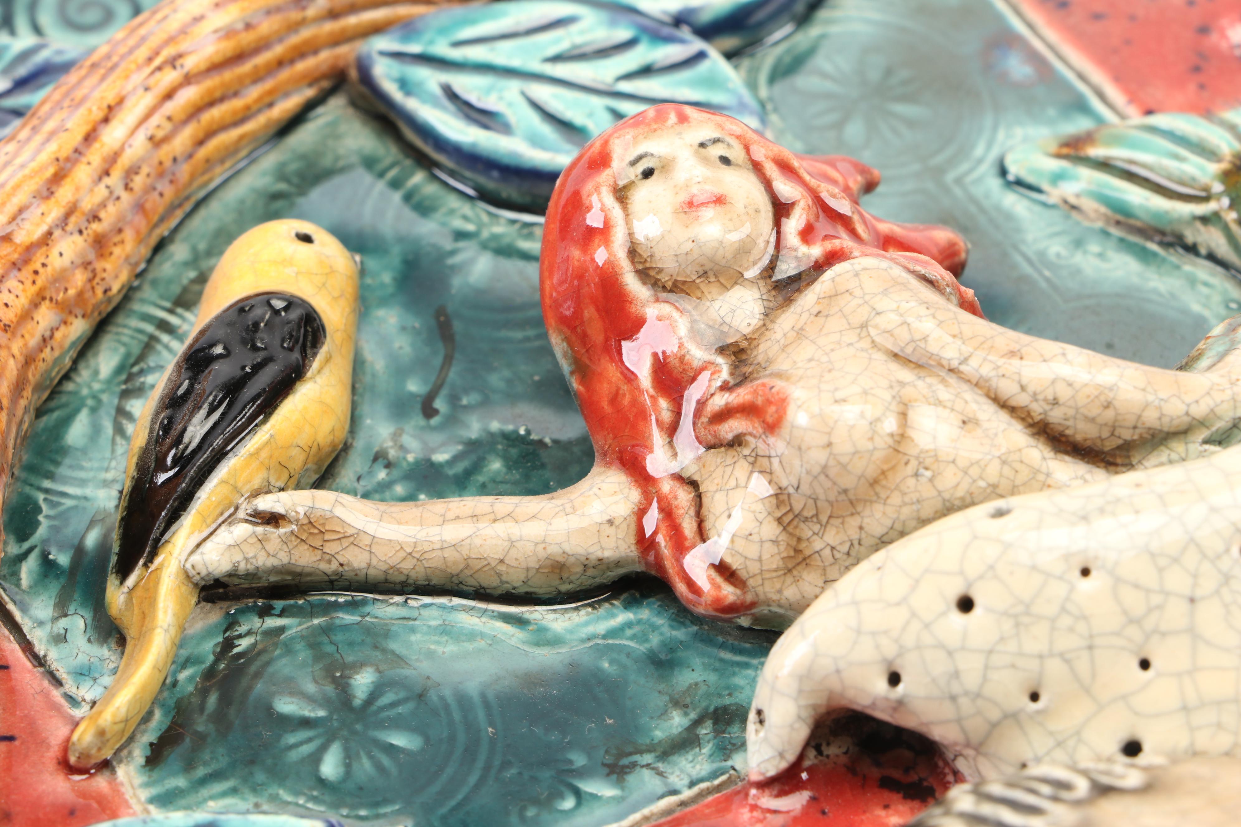 Three Dimensional Ceramic Folk Pottery