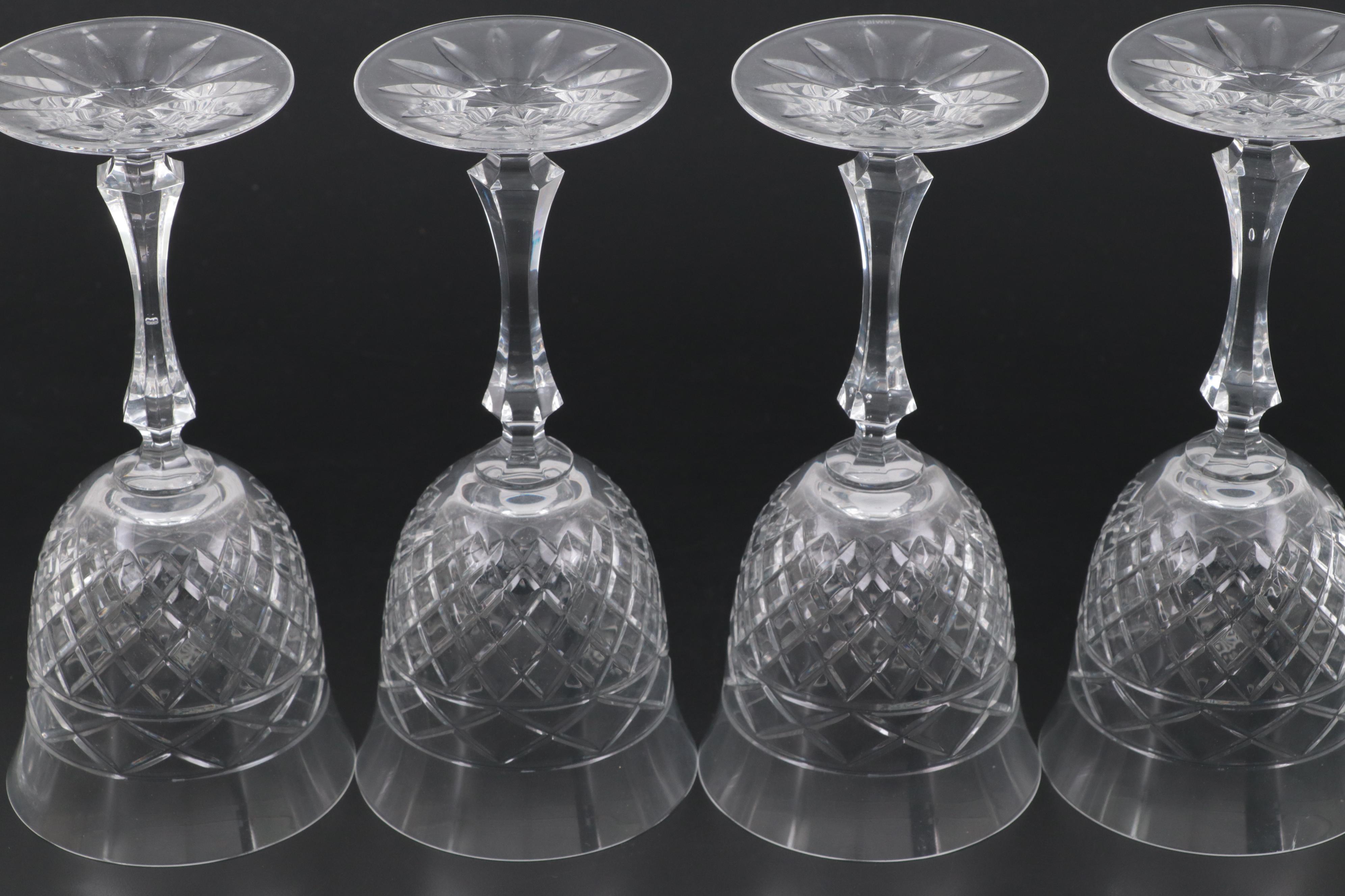Galway Irish Crystal "Coleraine" Water Goblets
