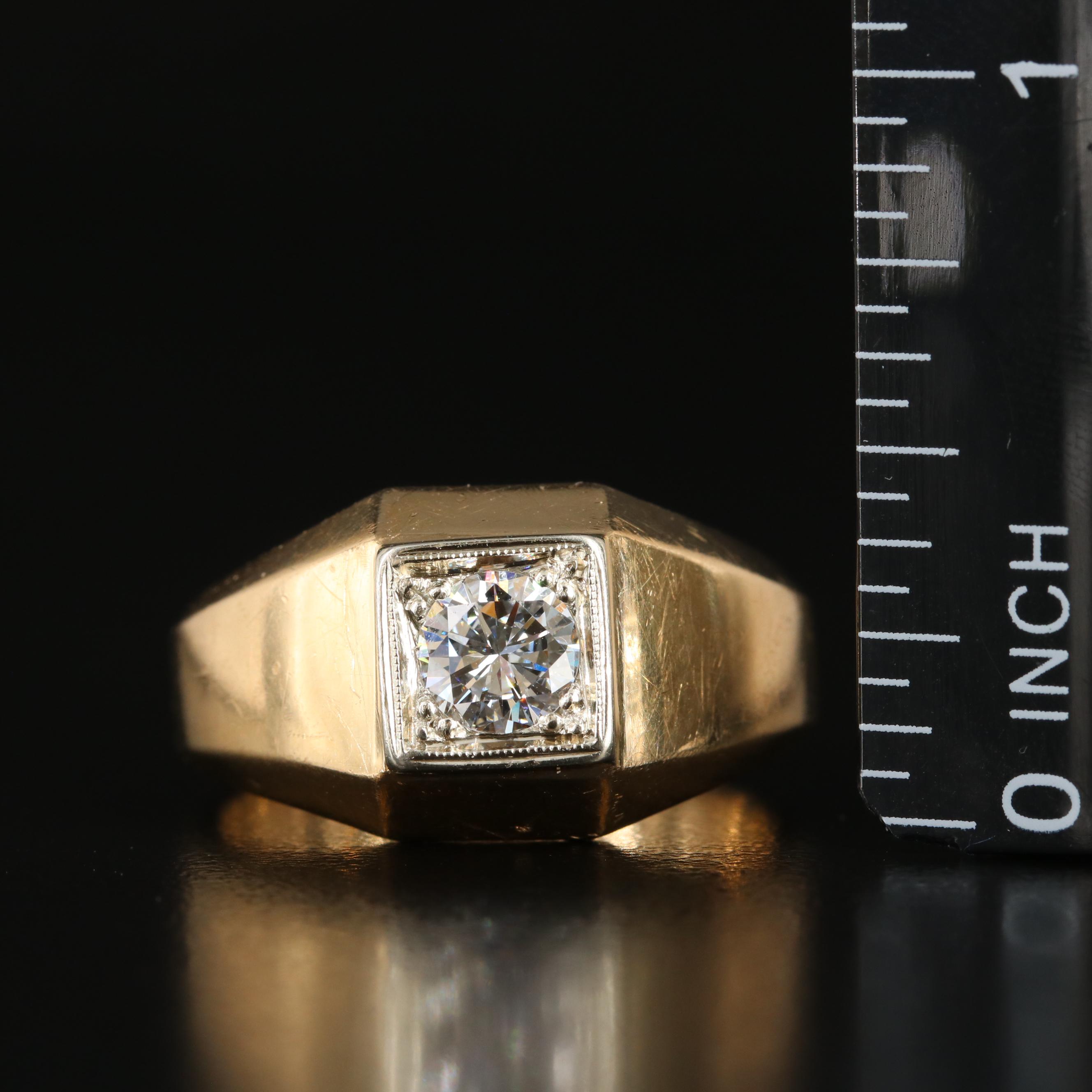 14K 0.61 CT Diamond Ring