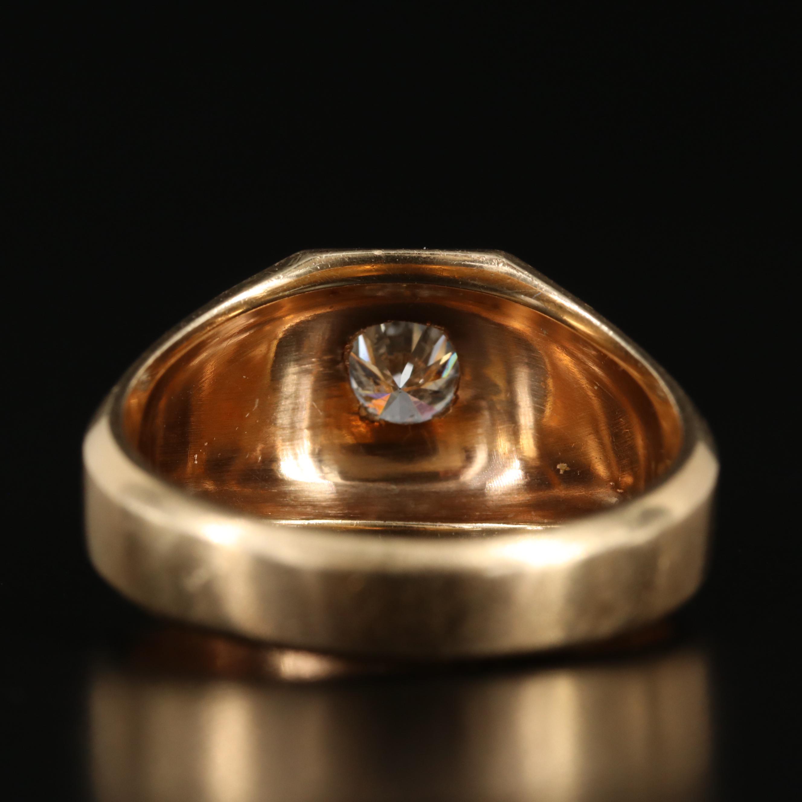 14K 0.61 CT Diamond Ring