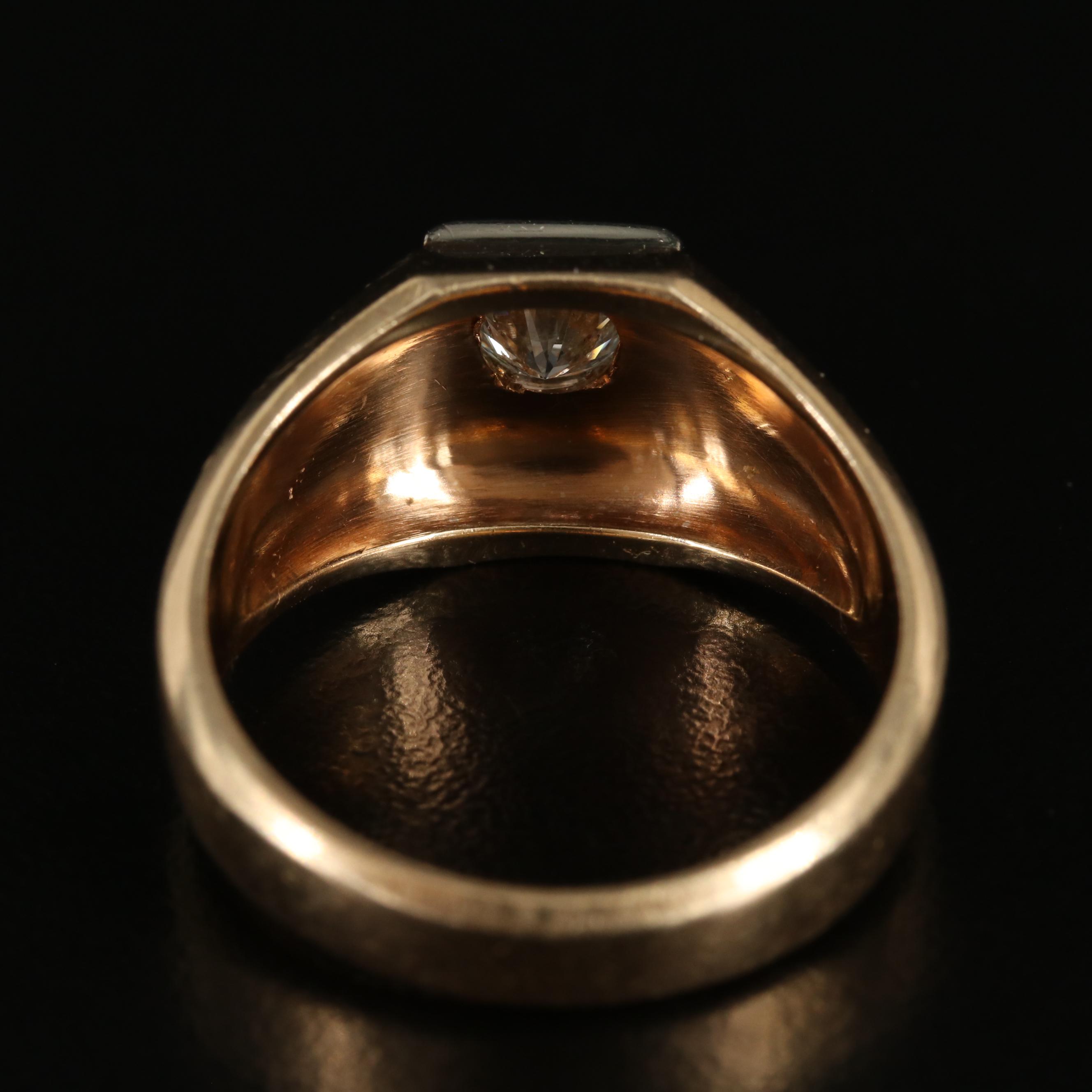 14K 0.61 CT Diamond Ring