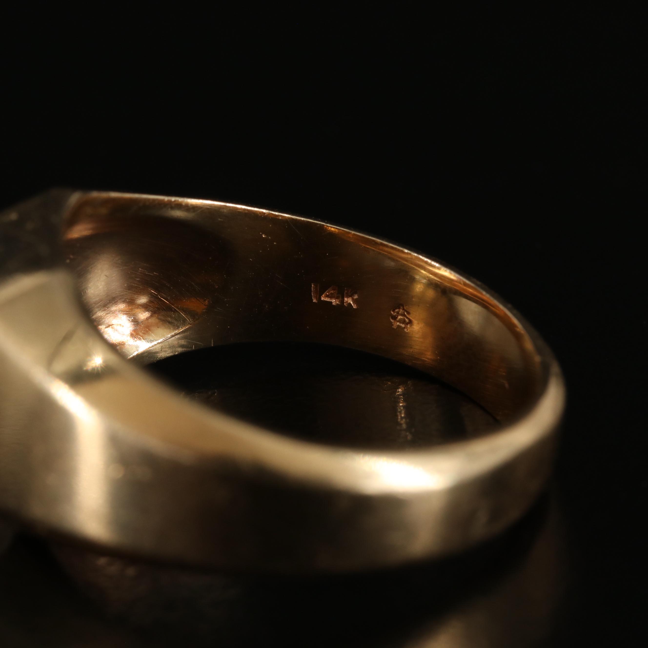 14K 0.61 CT Diamond Ring