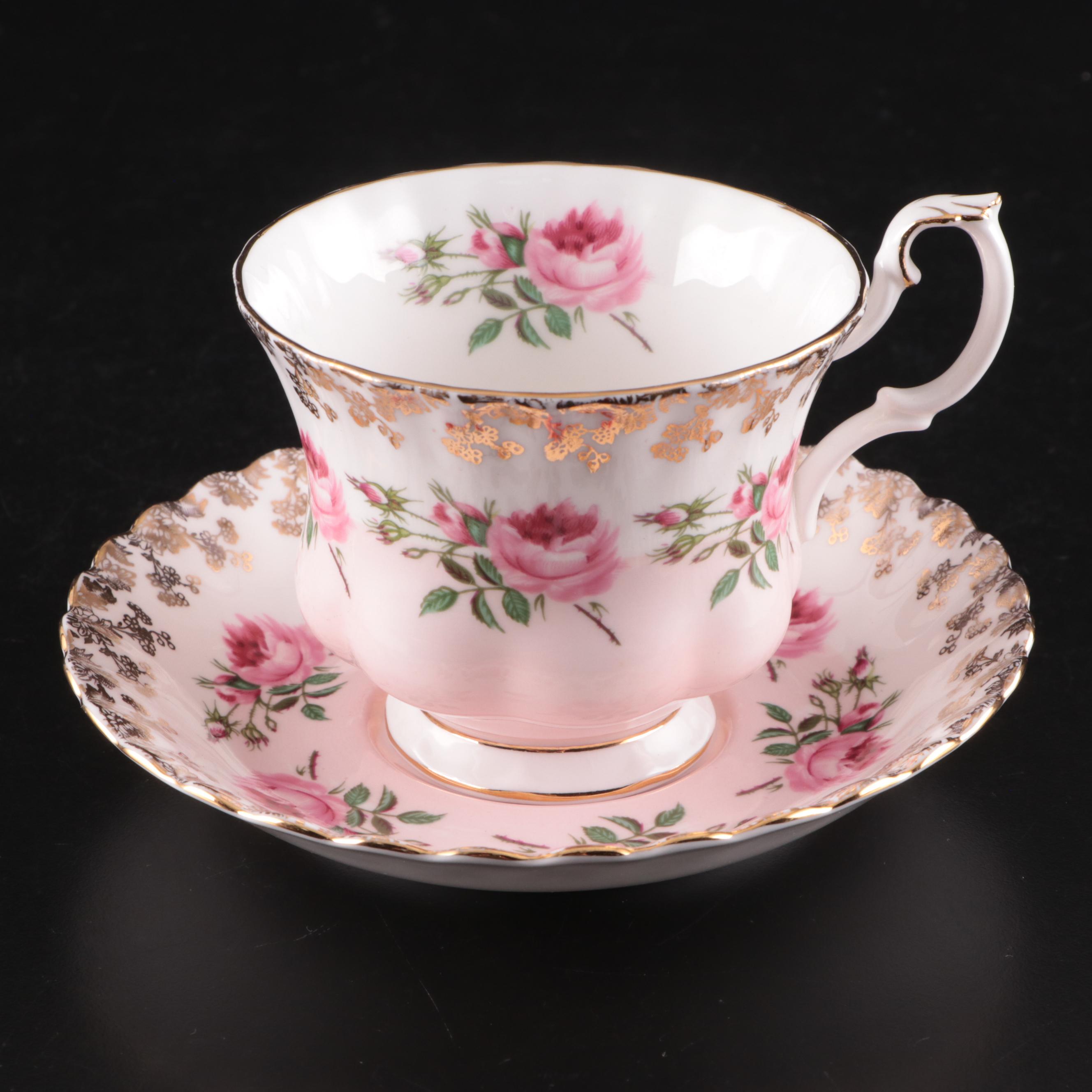 Royal Albert "Bridesmaid" Bone China Coffee Service, Mid to Late 20th Century