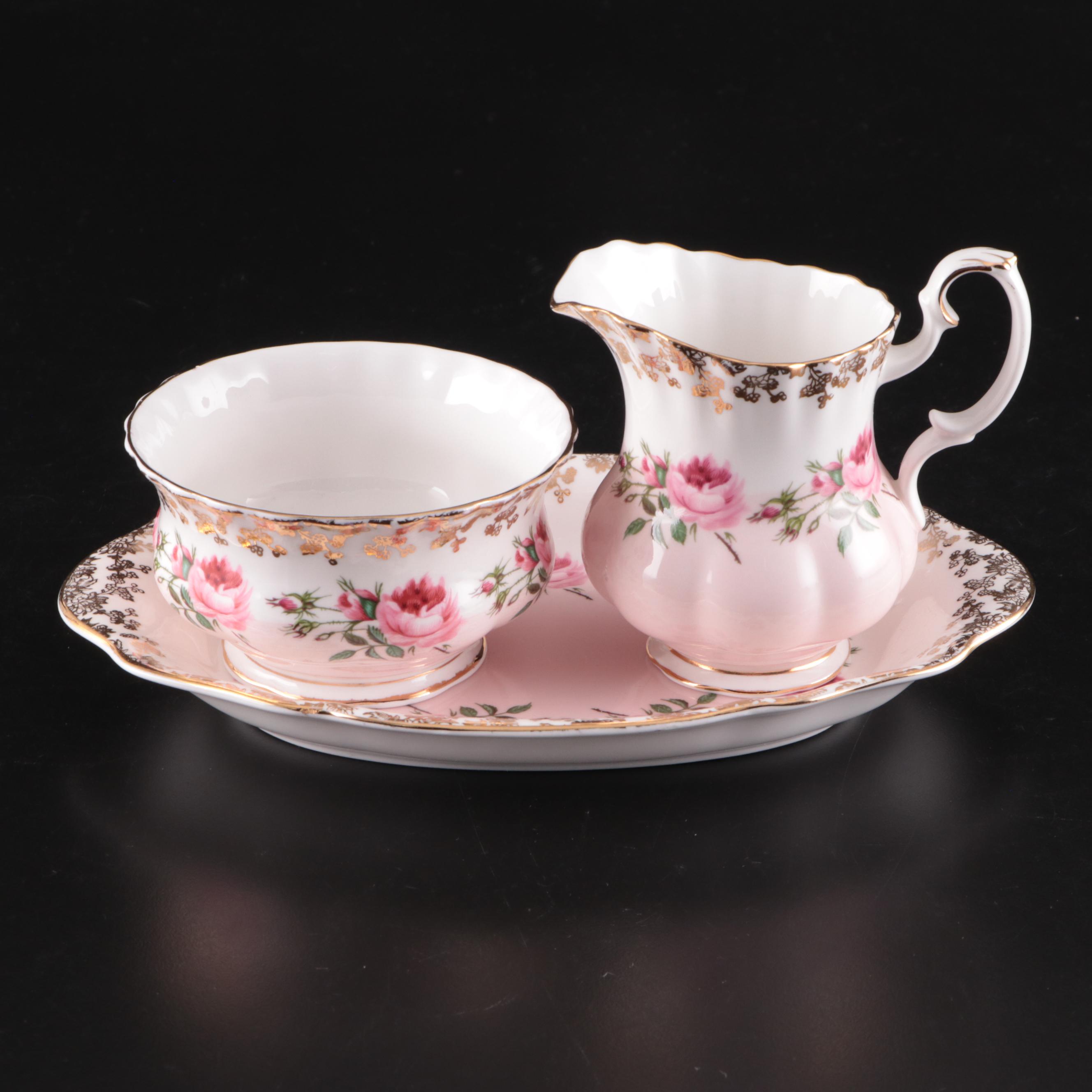 Royal Albert "Bridesmaid" Bone China Coffee Service, Mid to Late 20th Century