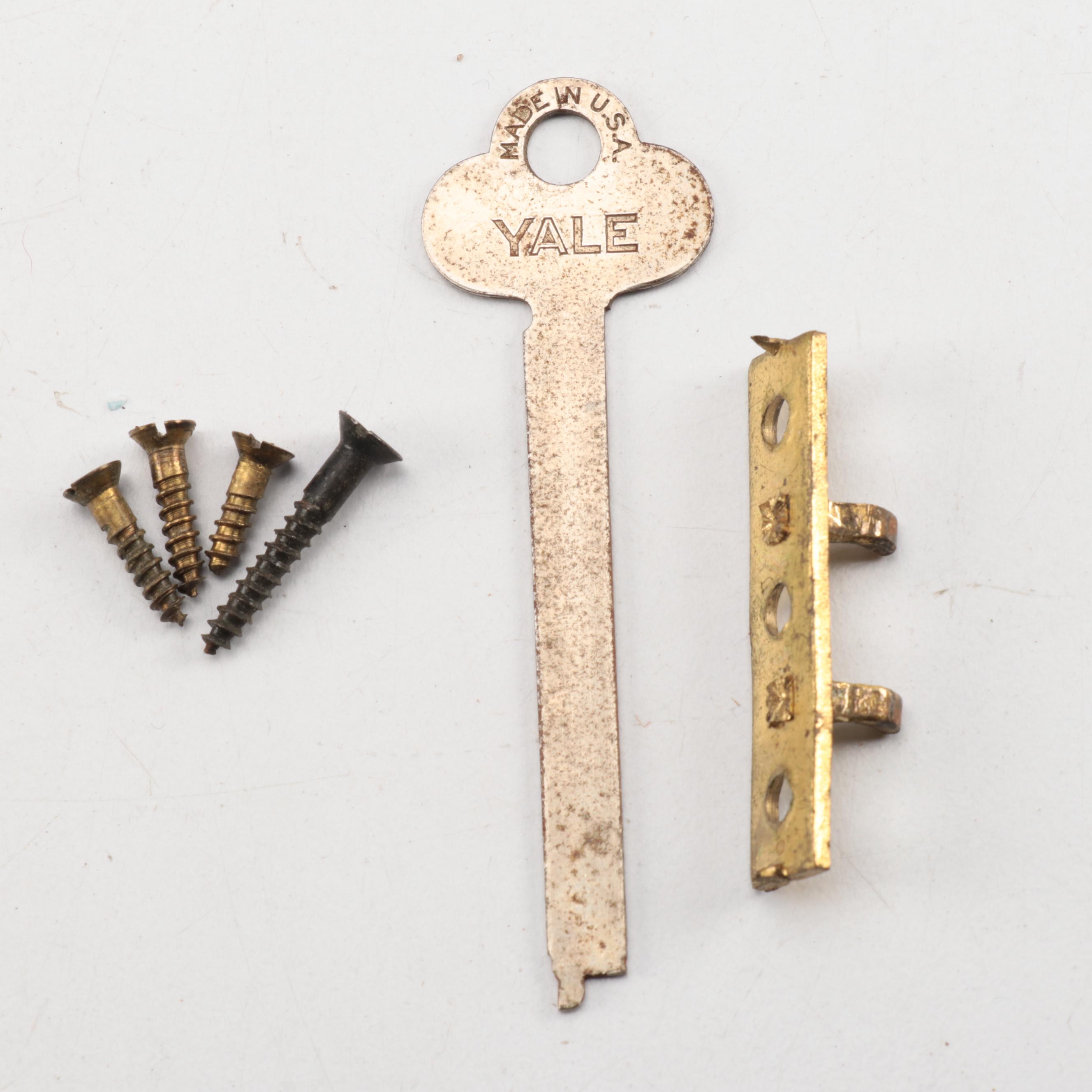 Wooden Locking Tool Box, Early 20th Century