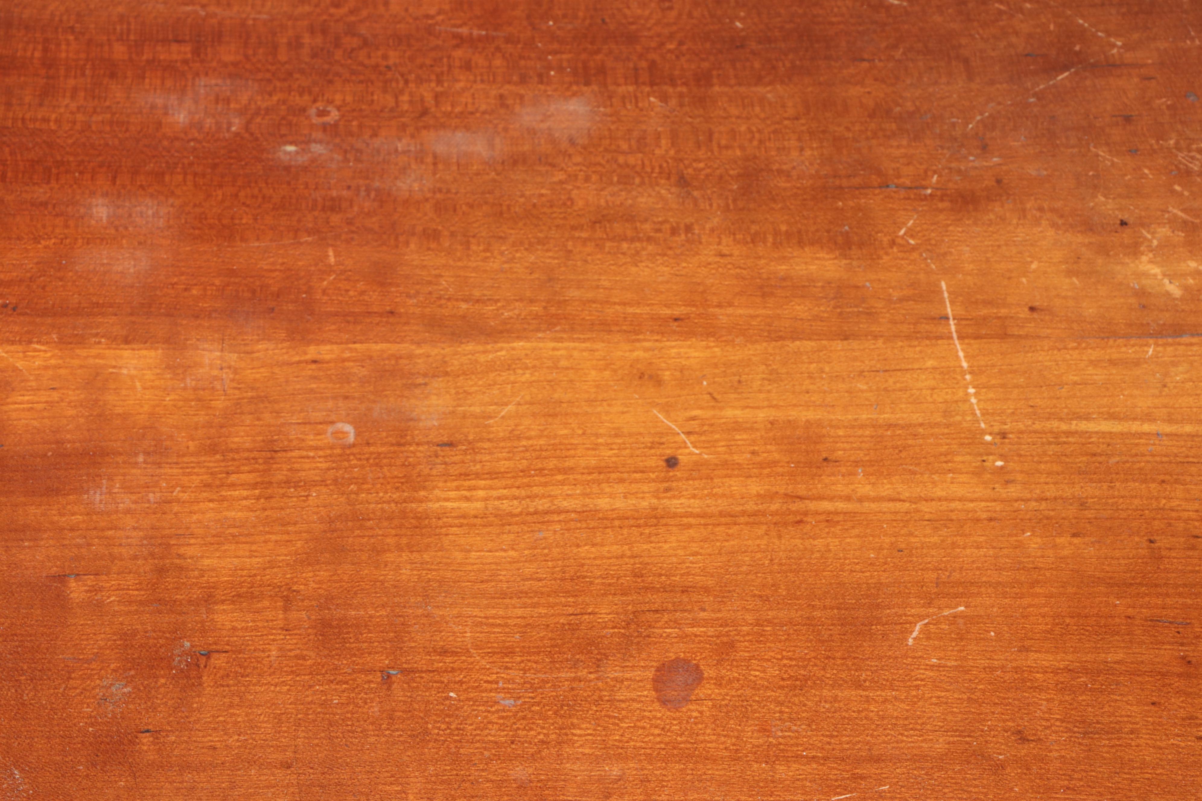 American Empire Mahogany Banded Cherry Chest, 19th Century