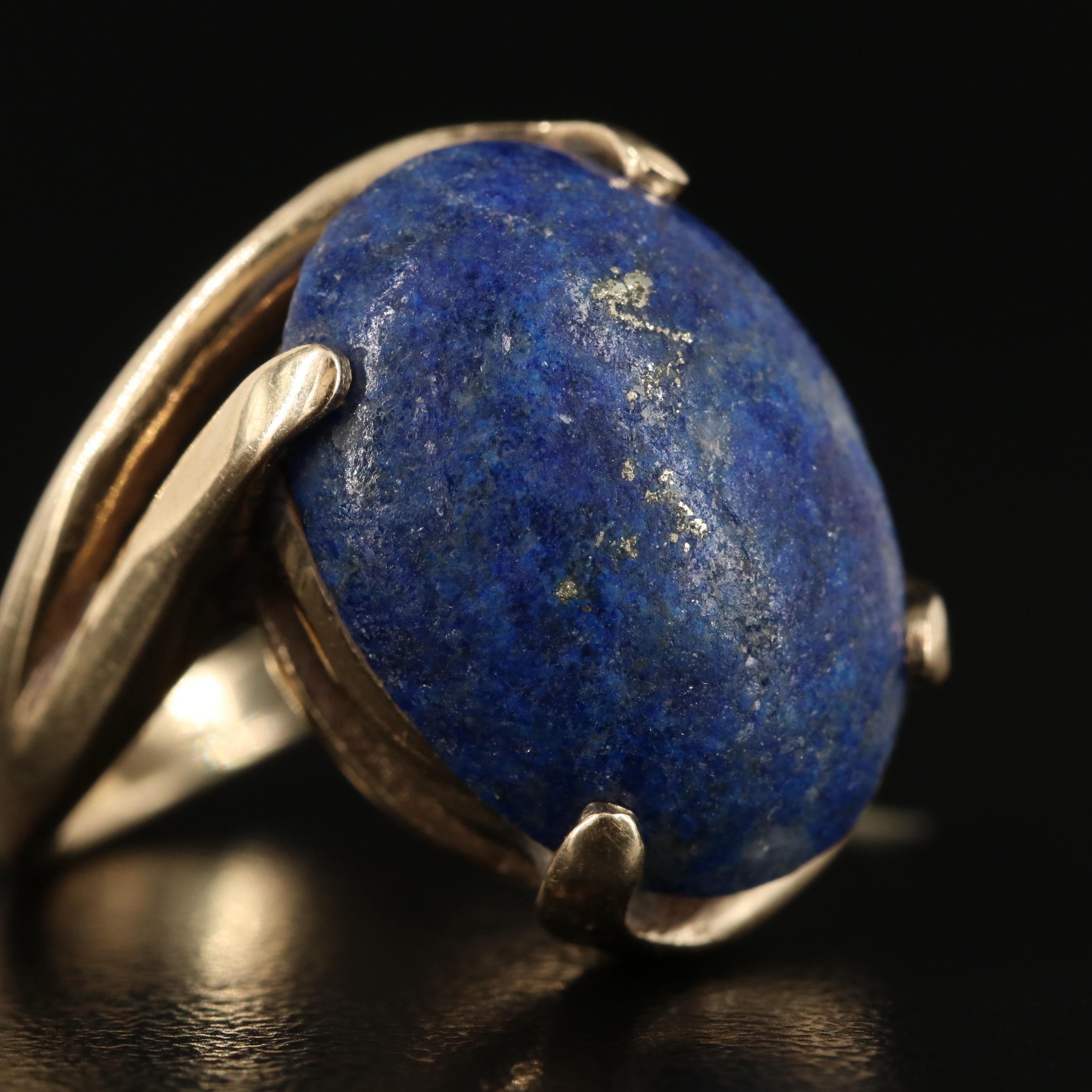 14K Lapis Lazuli Ring