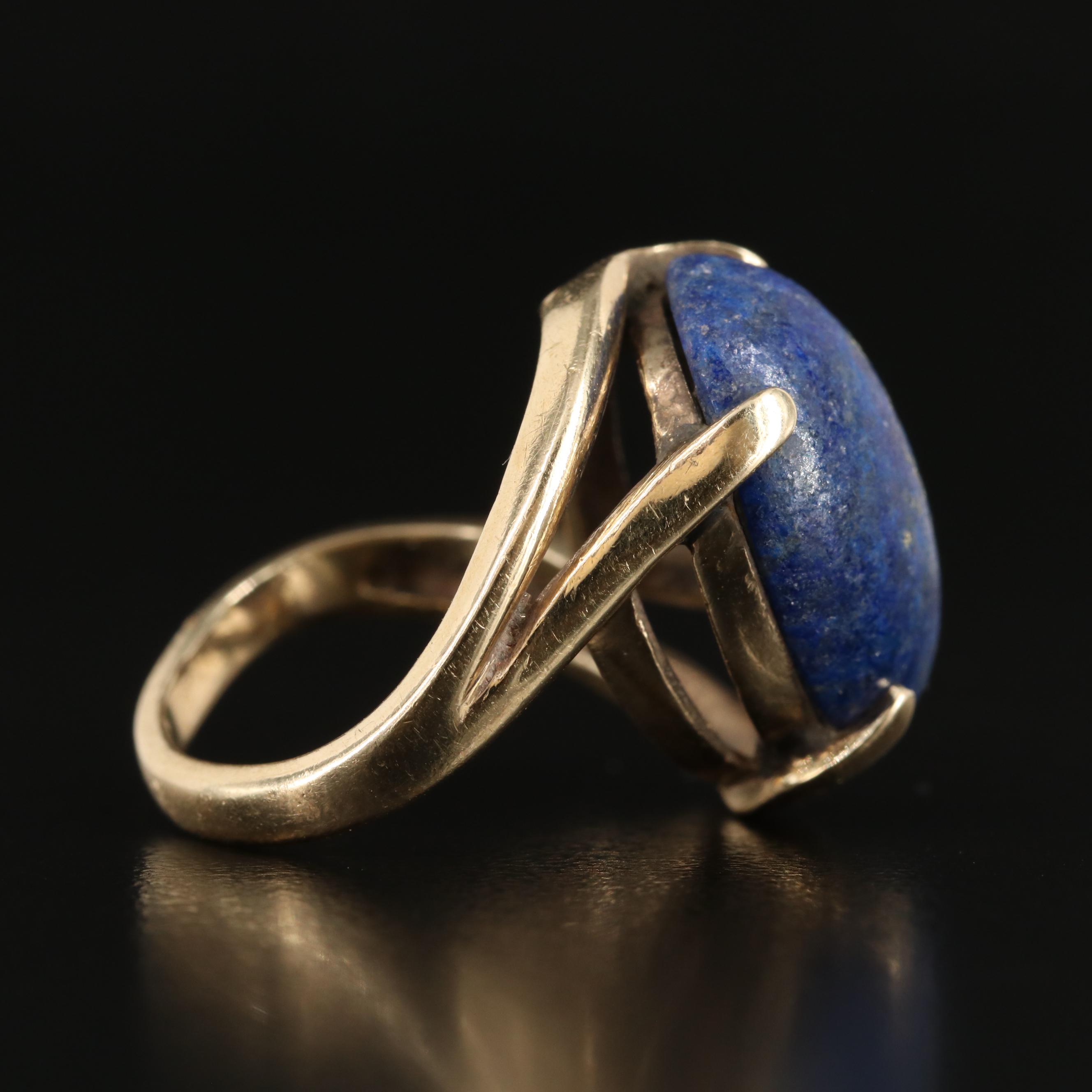 14K Lapis Lazuli Ring