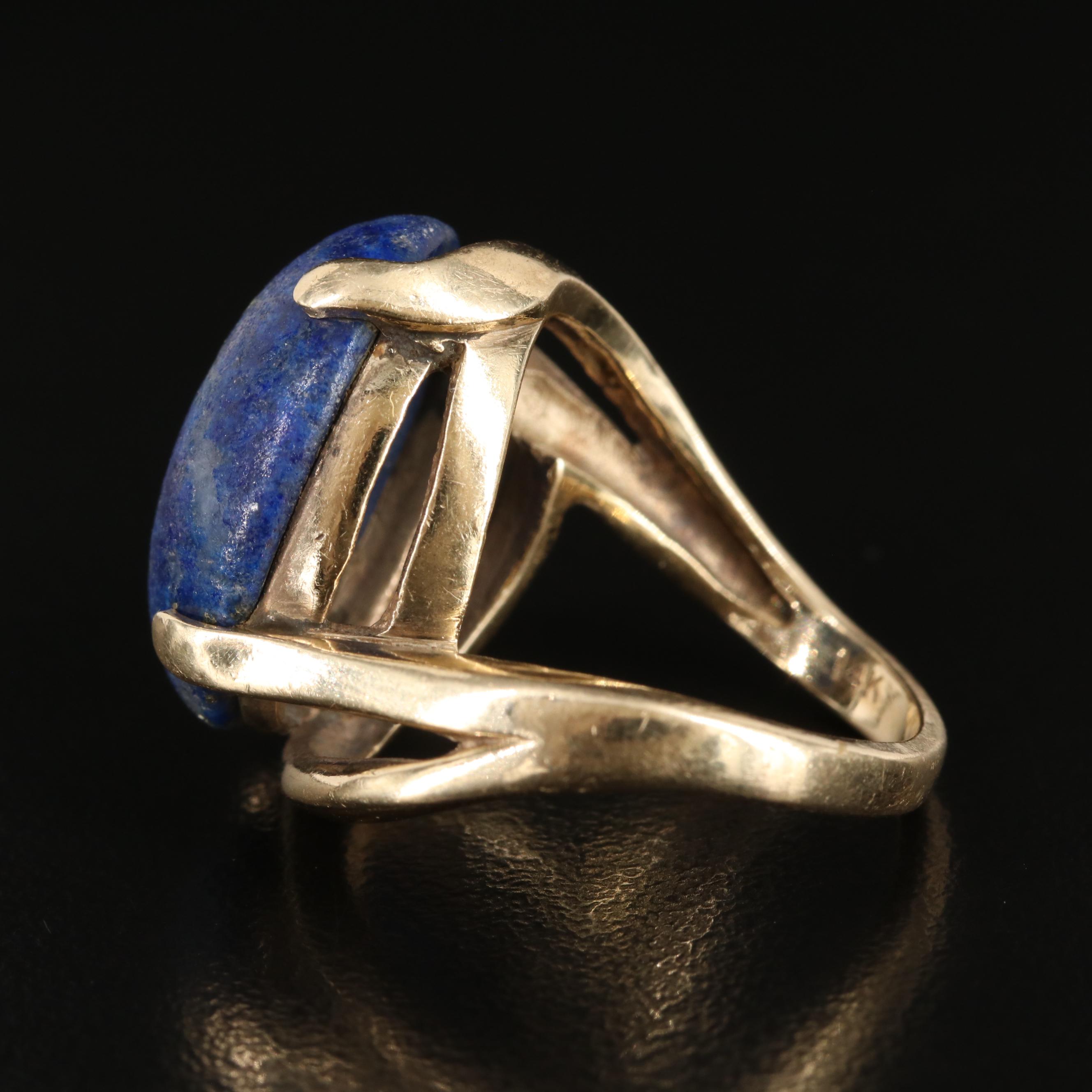 14K Lapis Lazuli Ring