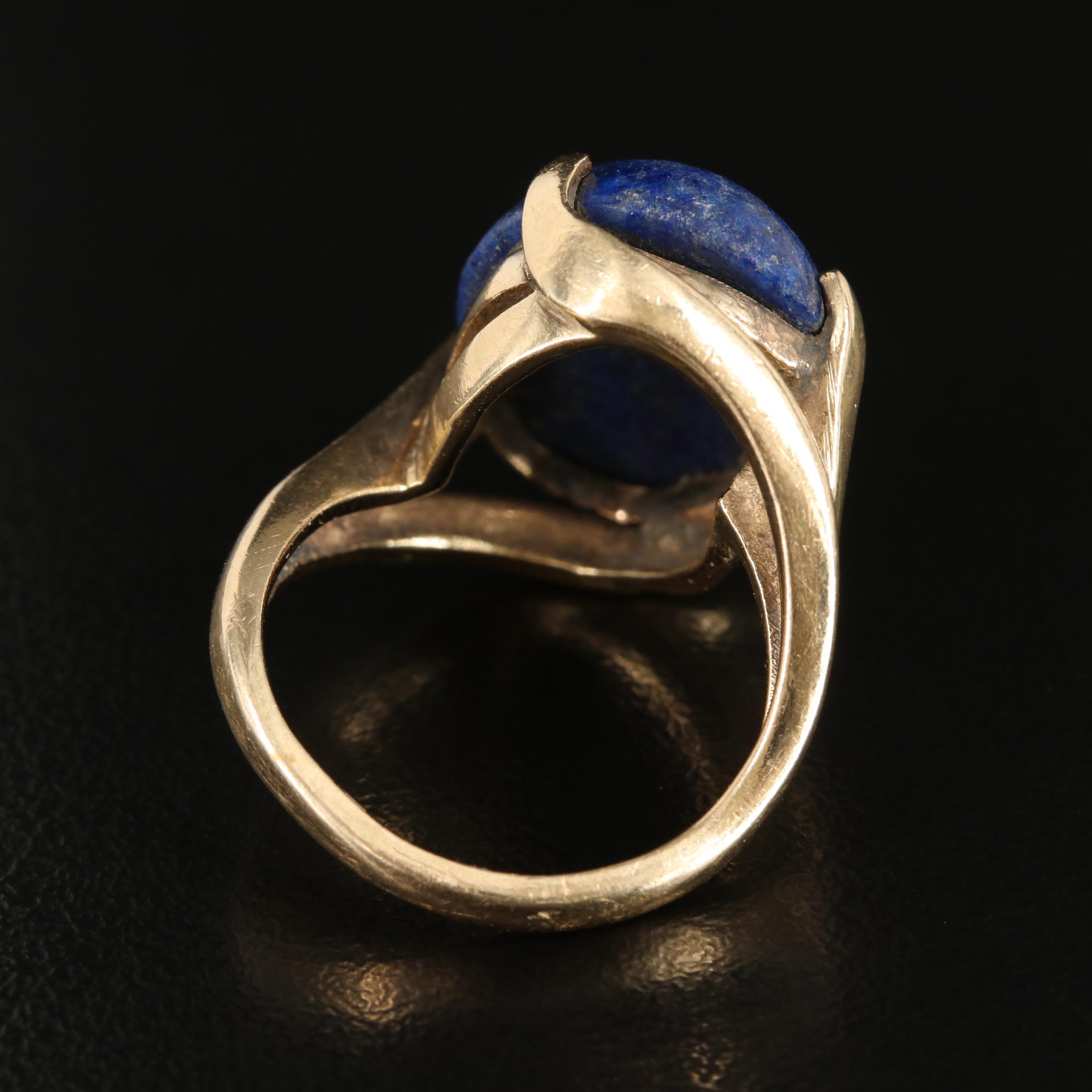 14K Lapis Lazuli Ring