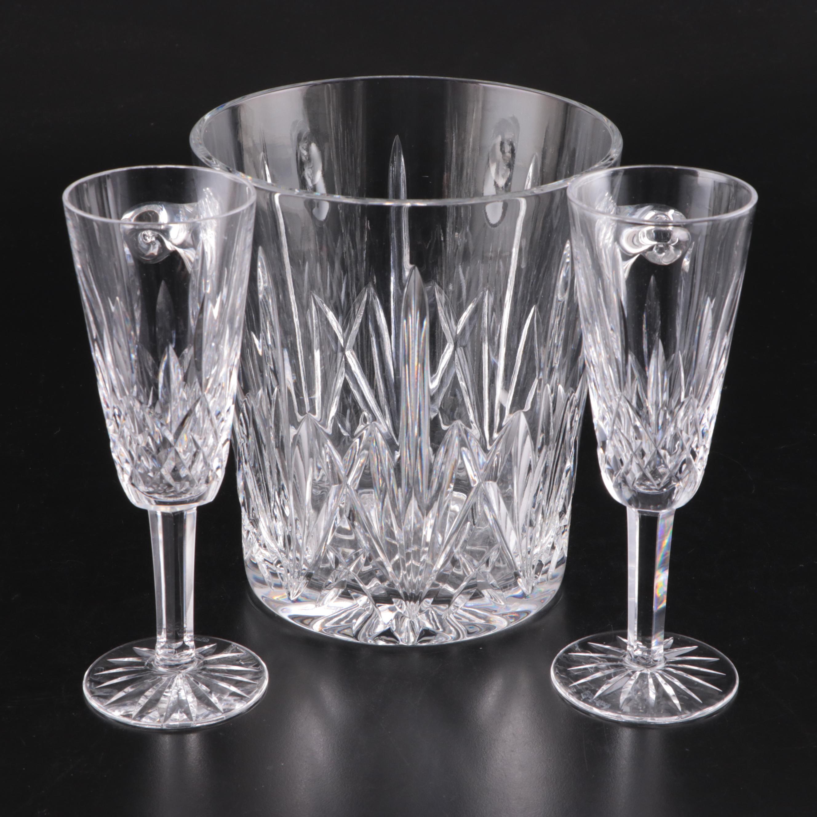 Waterford Marquis Stainless Steel Ice Bucket With Lid Silver Look