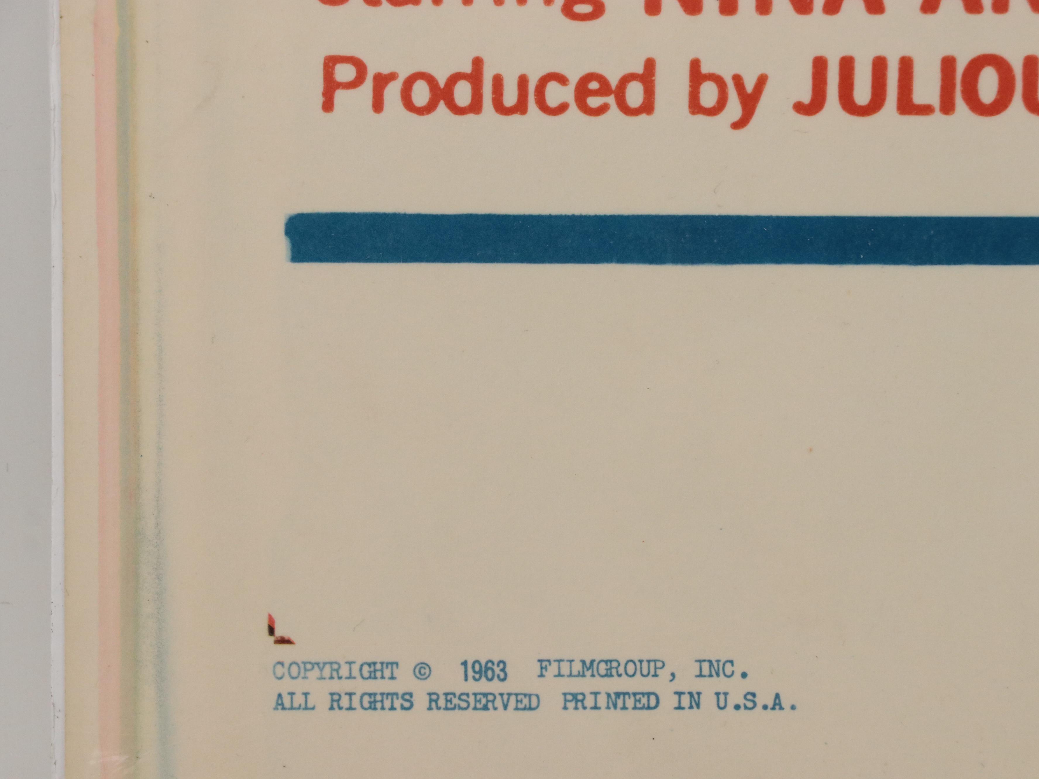 "The Day The Earth Froze" Movie Poster, 1963