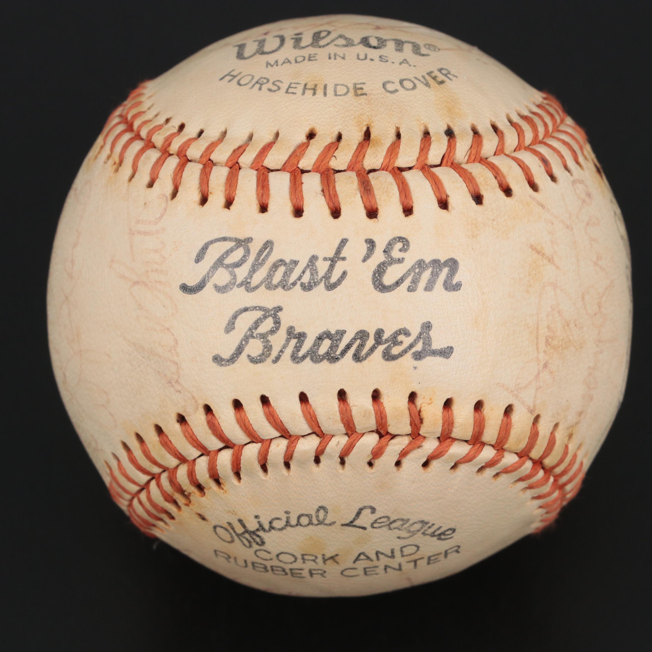 1969 Cincinnati Reds Team Signed Baseball Featuring Johnny Bench and Tony Pérez