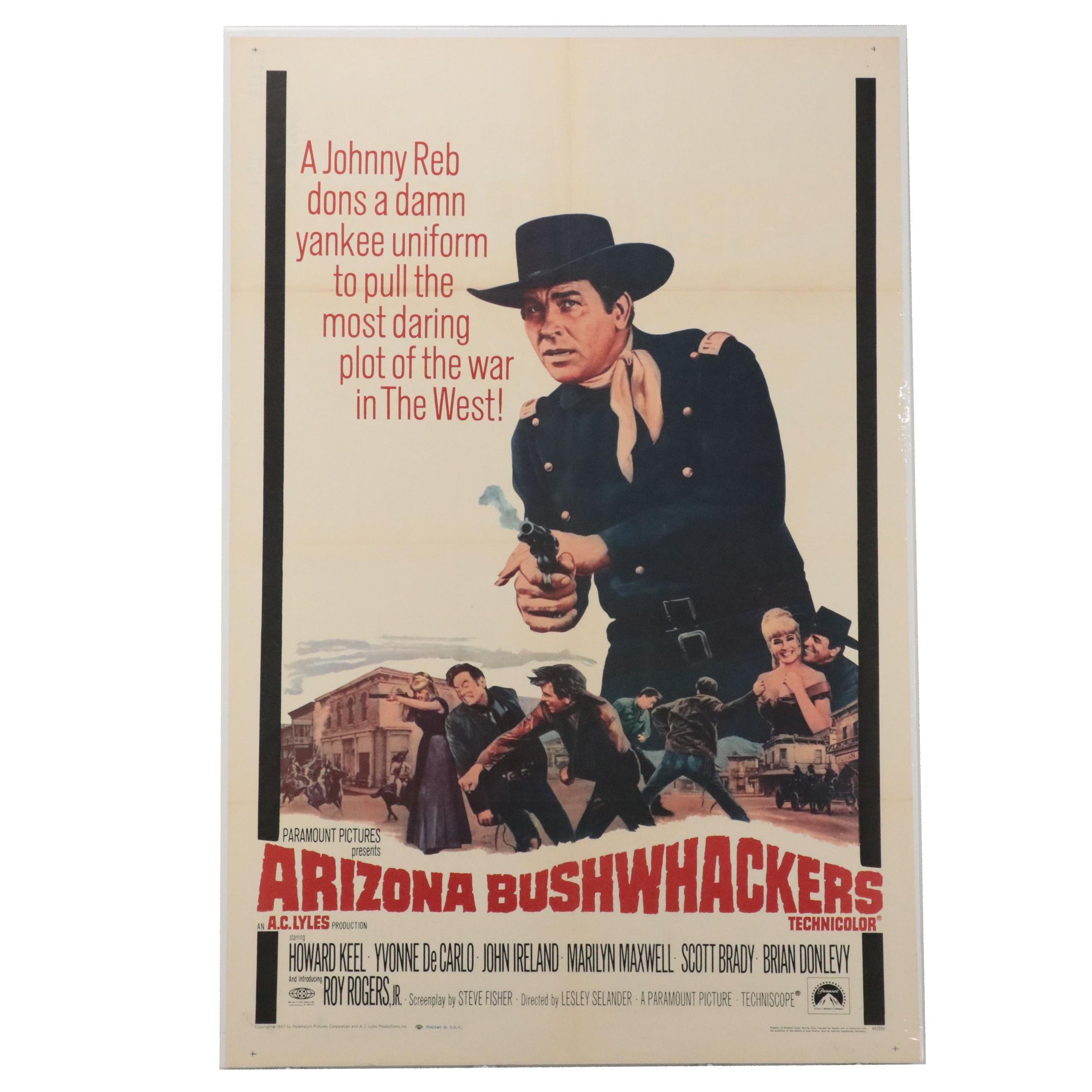 "Arizona Bushwhackers," One Sheet Movie Poster, 1967