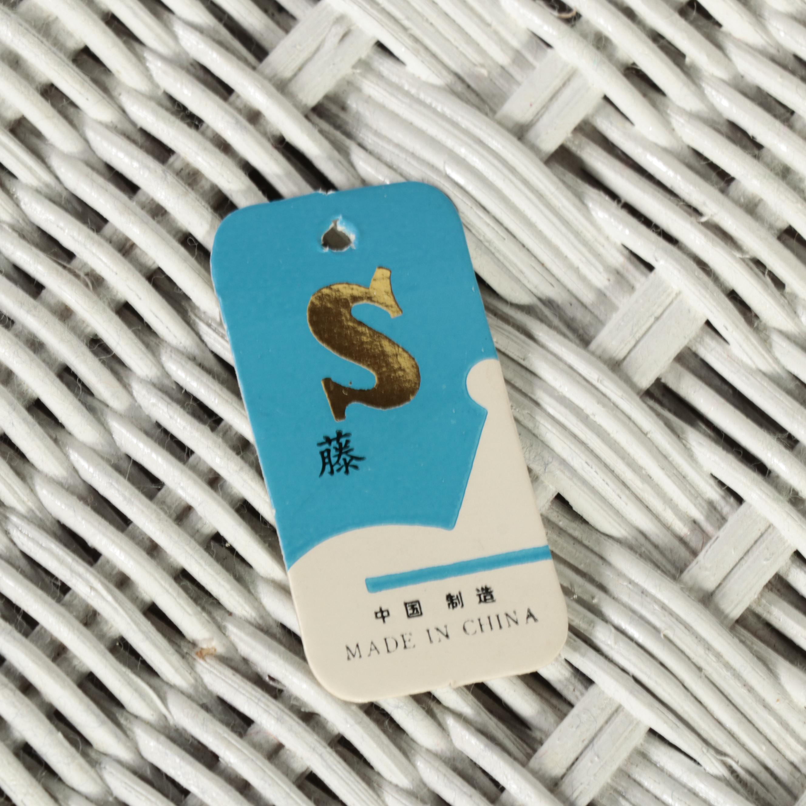 Rattan White-Washed Wicker Patio Set