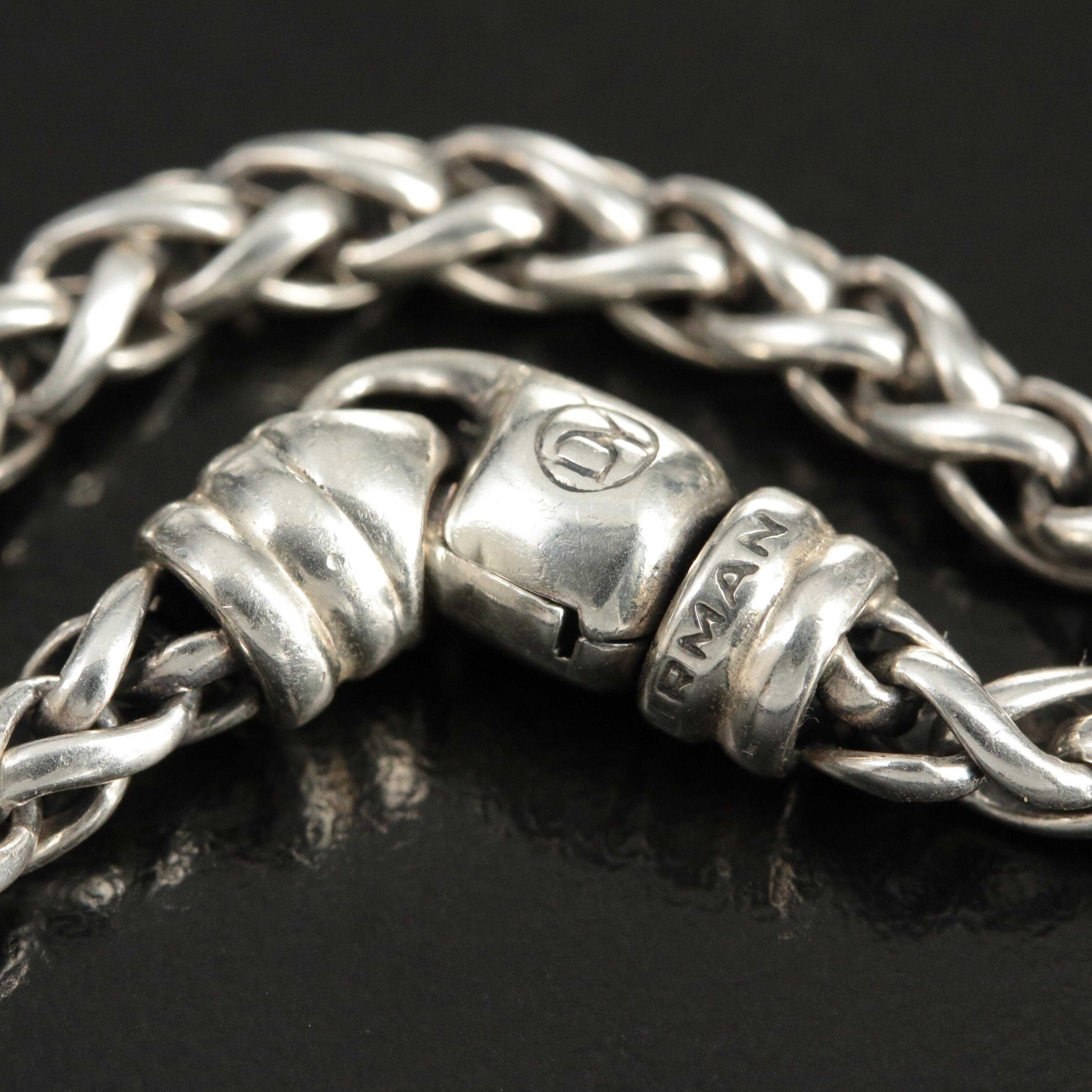 David Yurman Sterling Wheat Chain Necklace