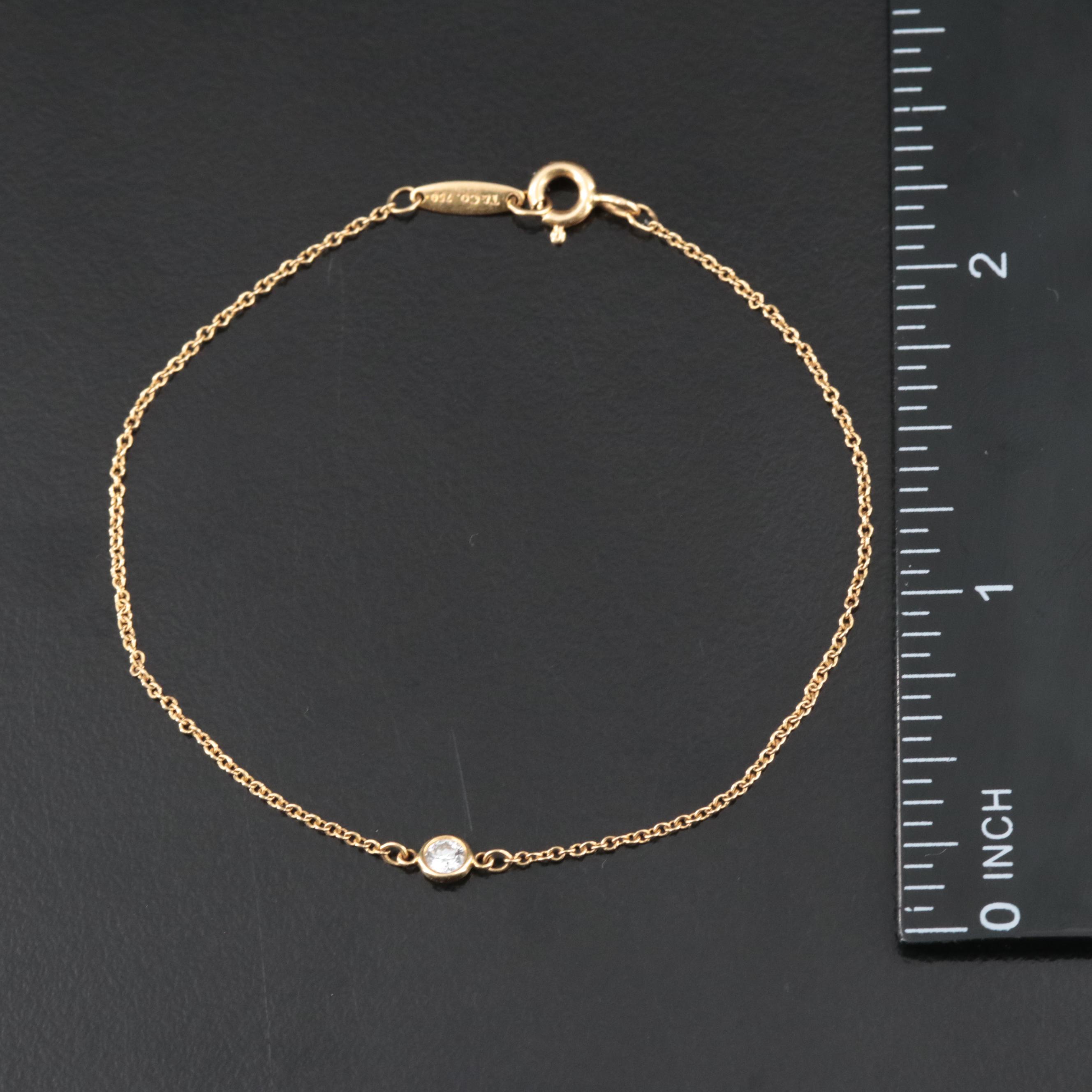 Elsa Peretti for Tiffany & Co. 18K Diamonds By the Yard Bracelet