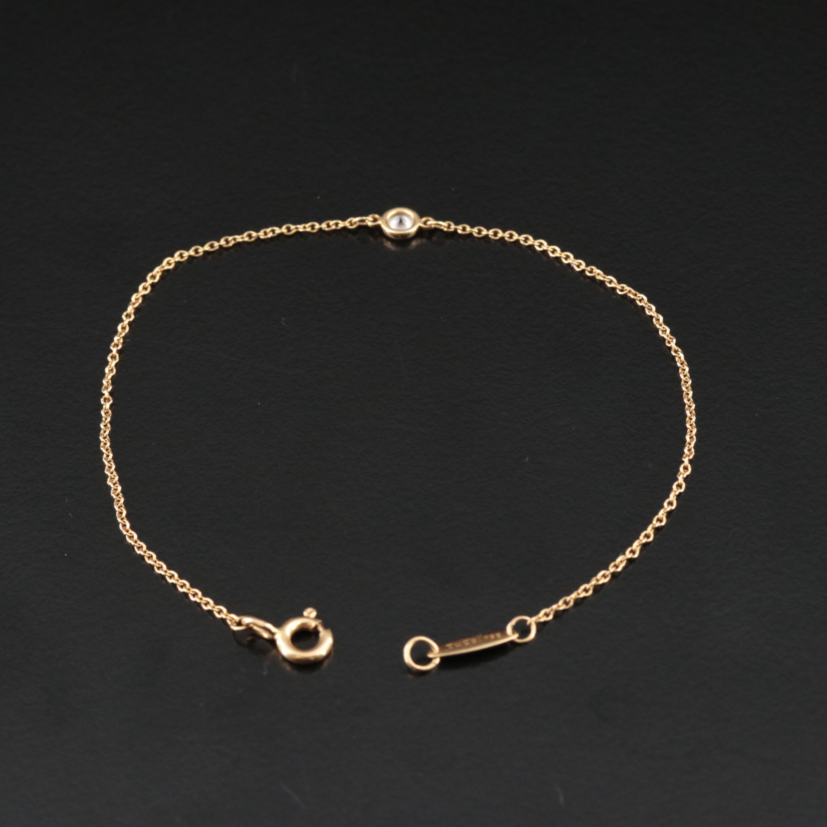 Elsa Peretti for Tiffany & Co. 18K Diamonds By the Yard Bracelet