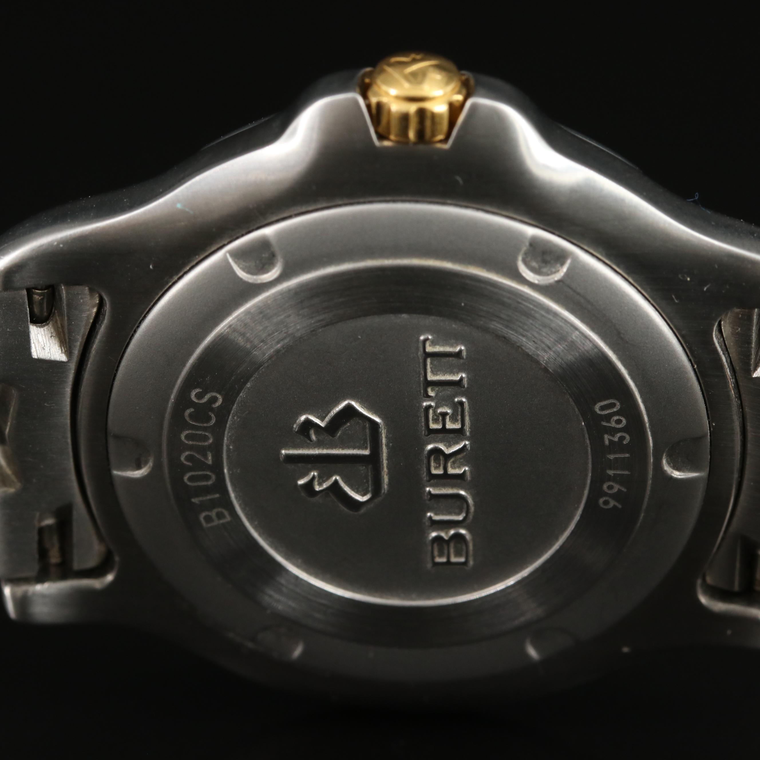 Burett Swiss-Made Dive-Style Quartz Watch