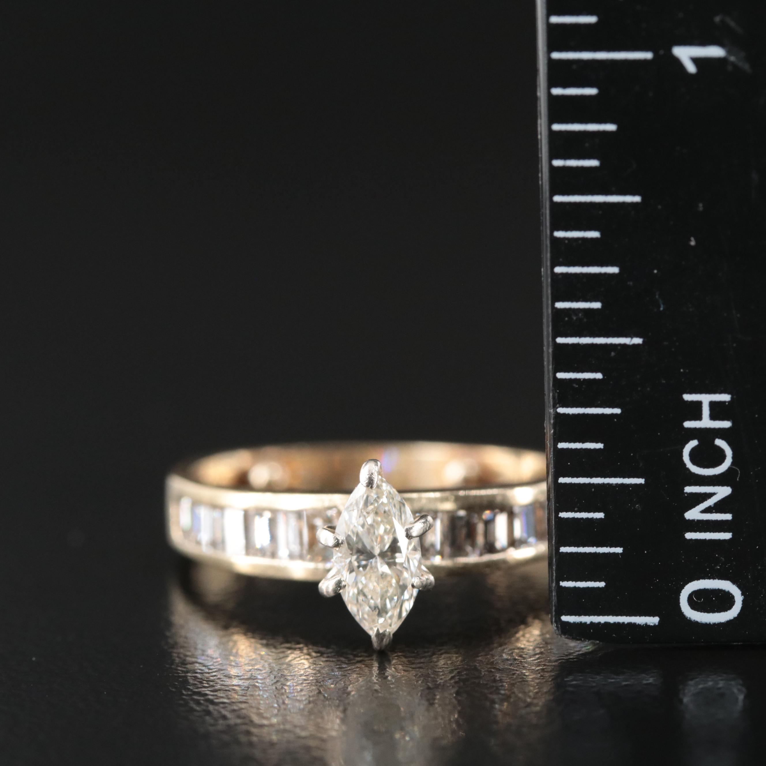 14K 0.90 CTW Diamond Ring
