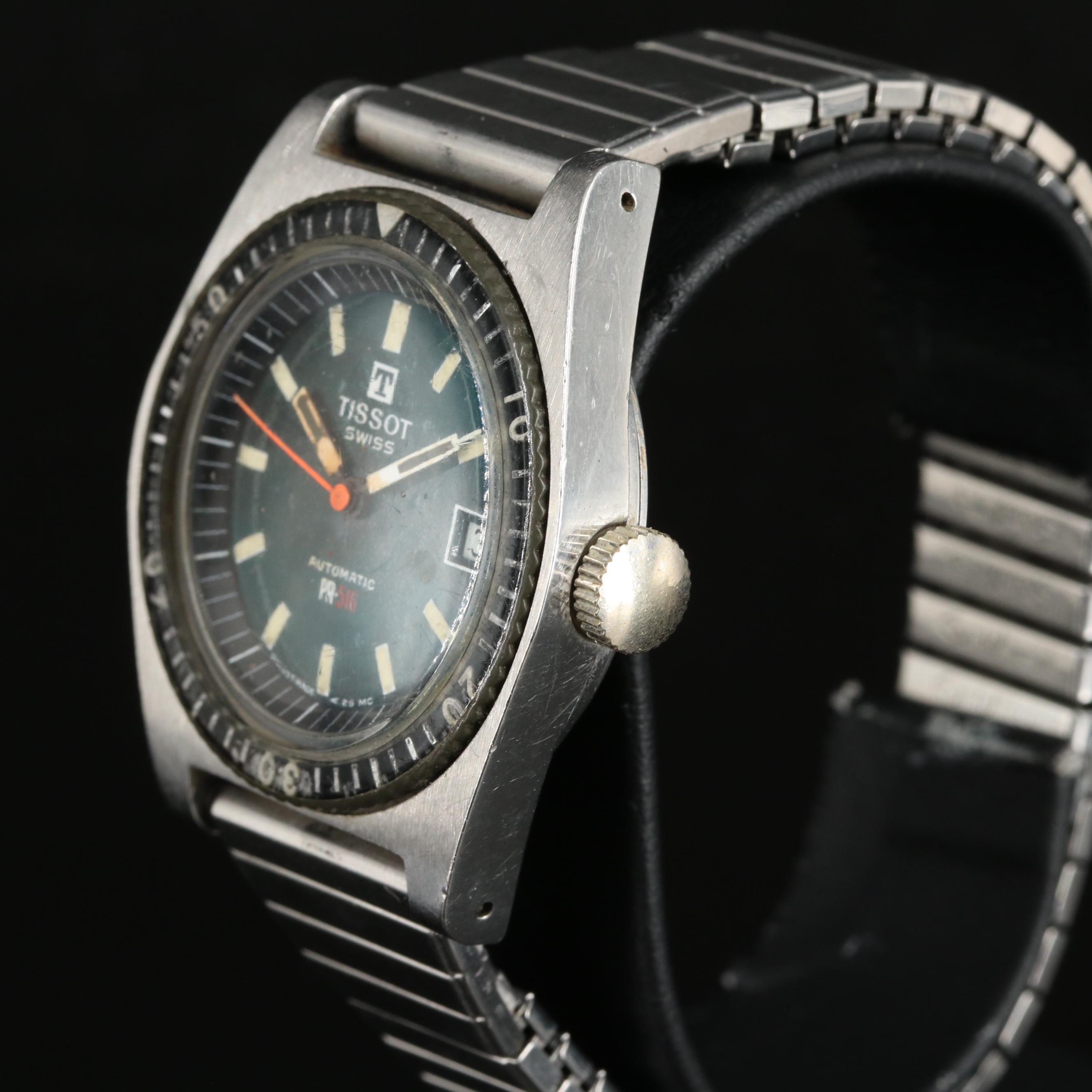 Vintage Tissot PR-516 Automatic Watch