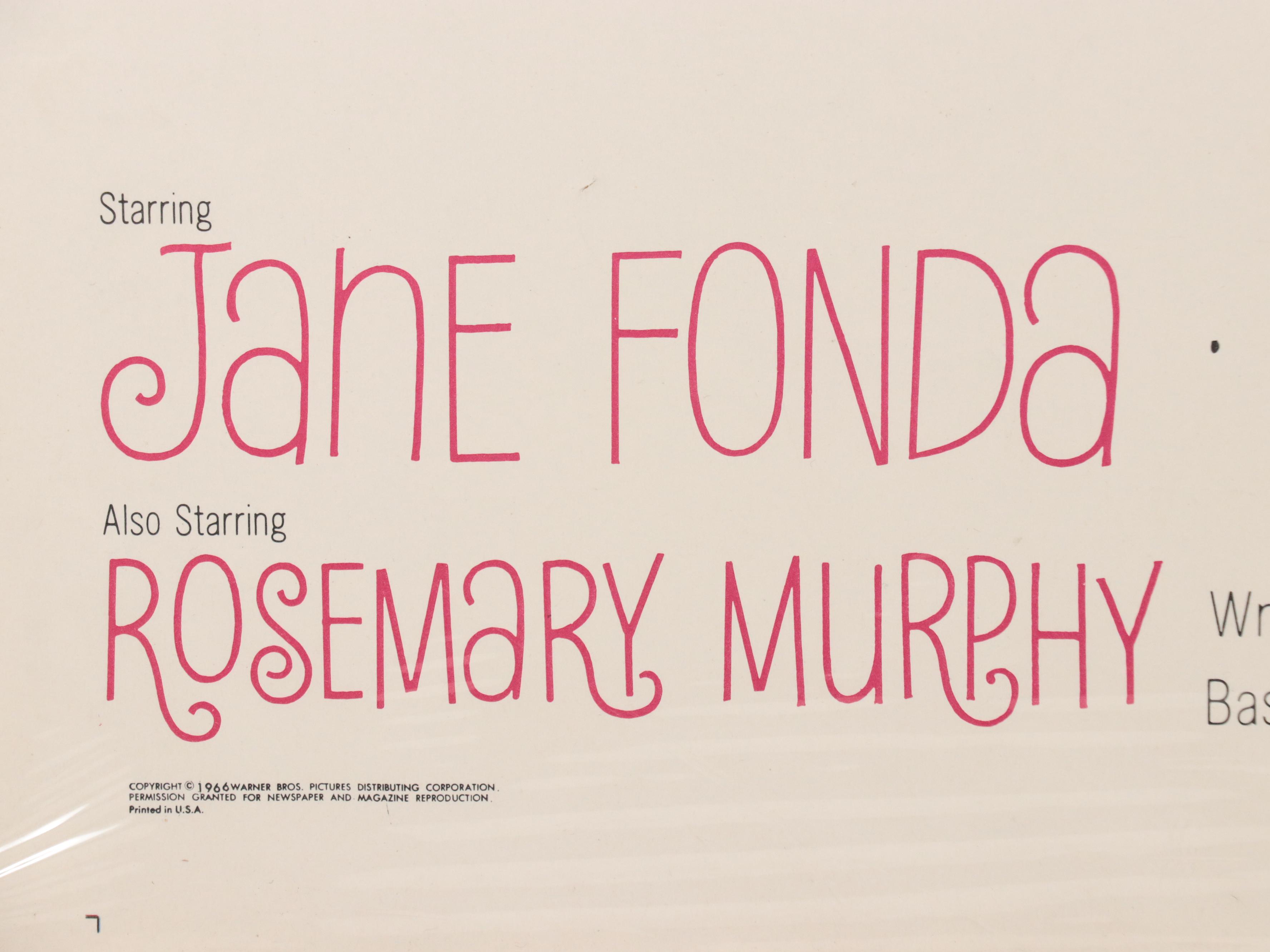 "Any Wednesday" One Sheet Movie Poster, 1966