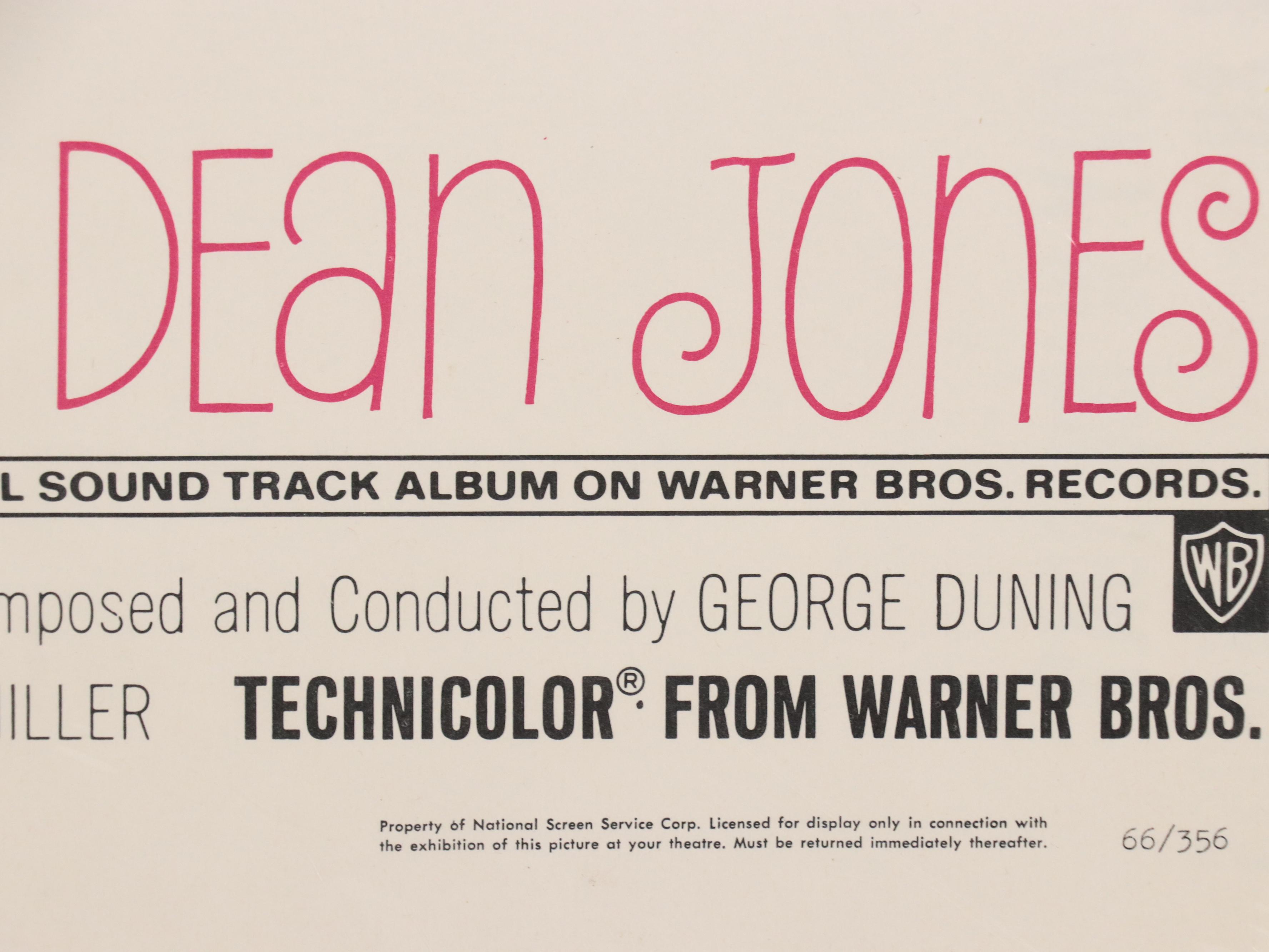 "Any Wednesday" One Sheet Movie Poster, 1966