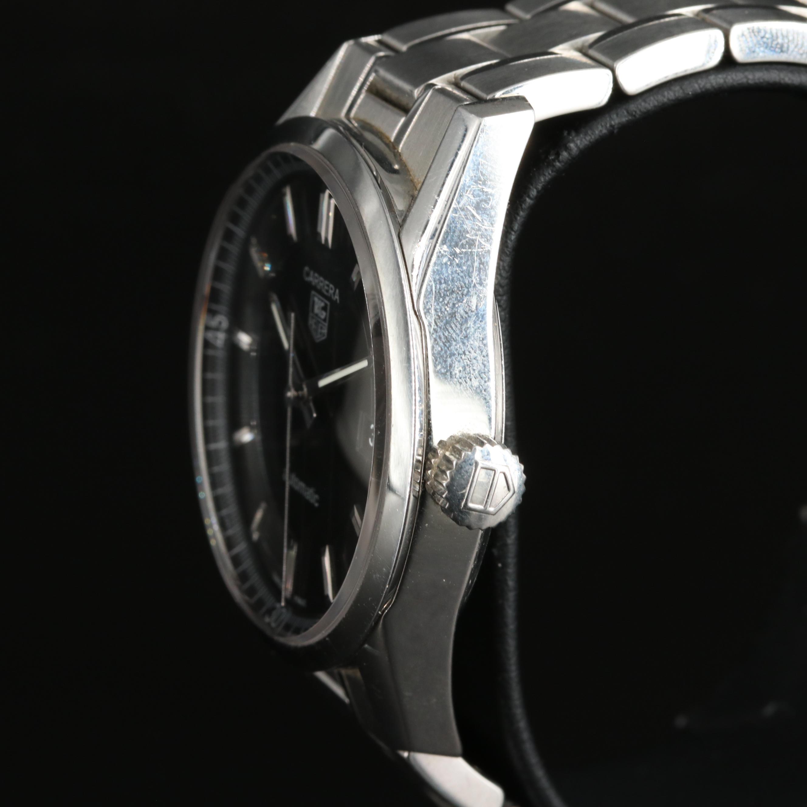 TAG Heuer Carrera Calibre 5 Stainless Steel Watch