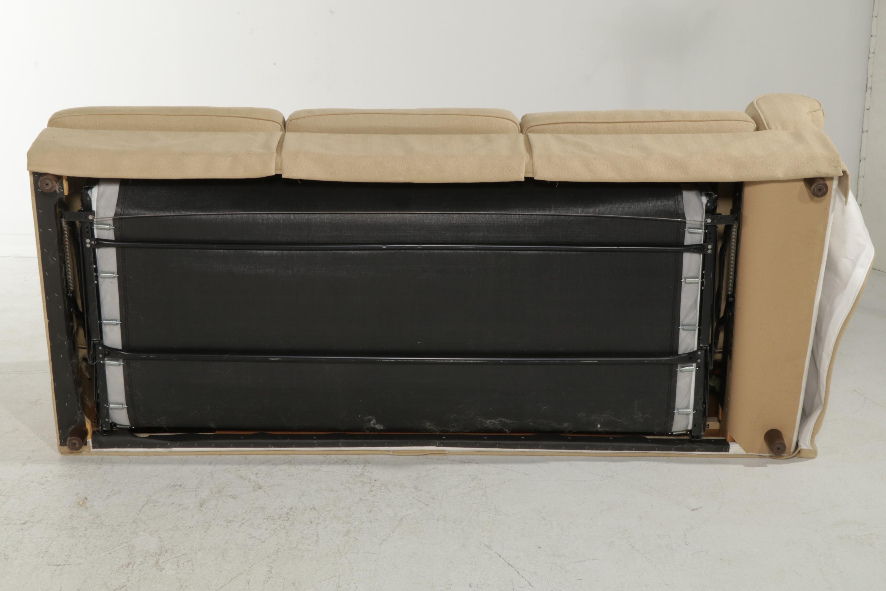 Haverty's Upholstered Sectional Sleeper Sofa