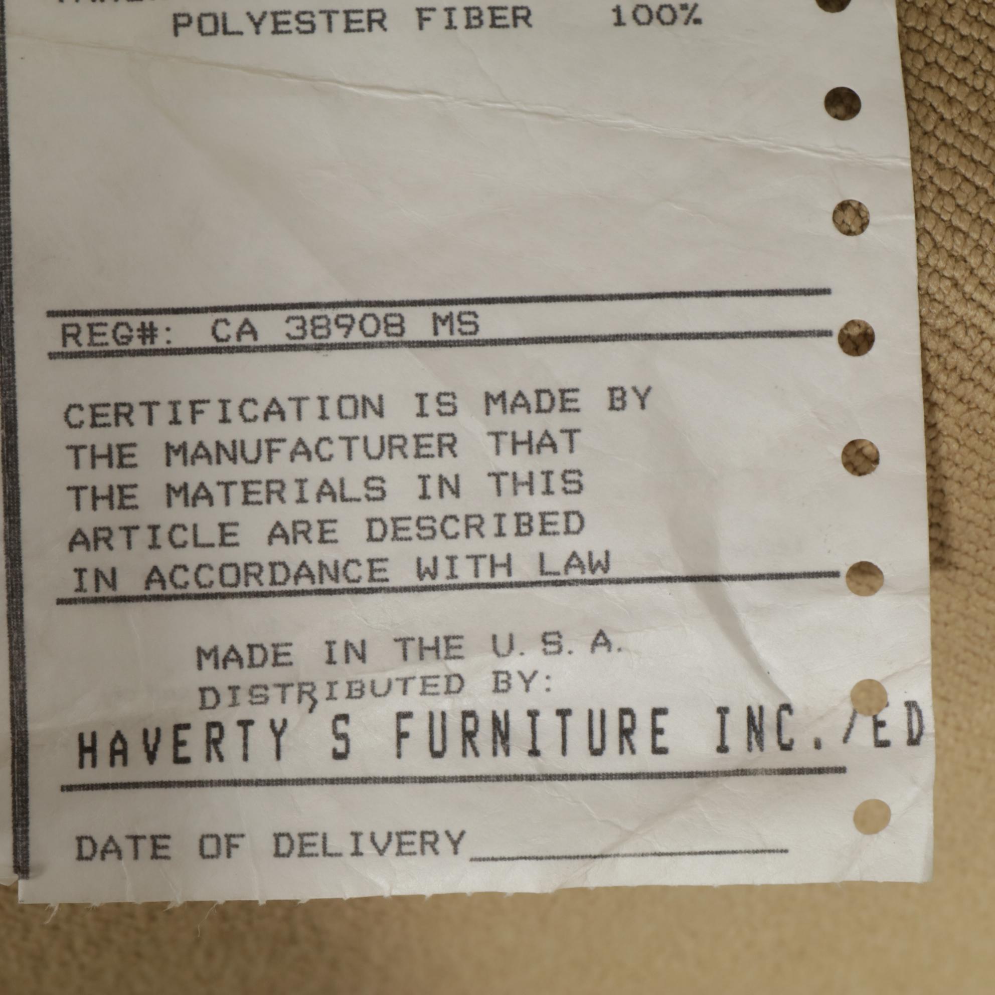 Haverty's Upholstered Sectional Sleeper Sofa