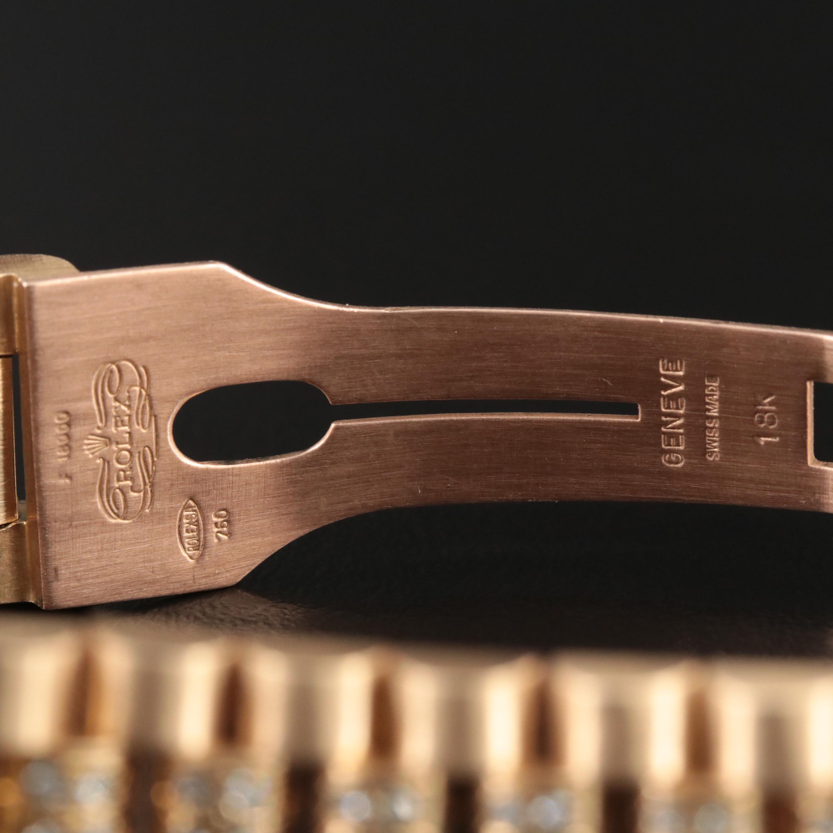 Rolex Oyster Perpetual Day-Date Custom Dial, Bezel, Bracelet Watch