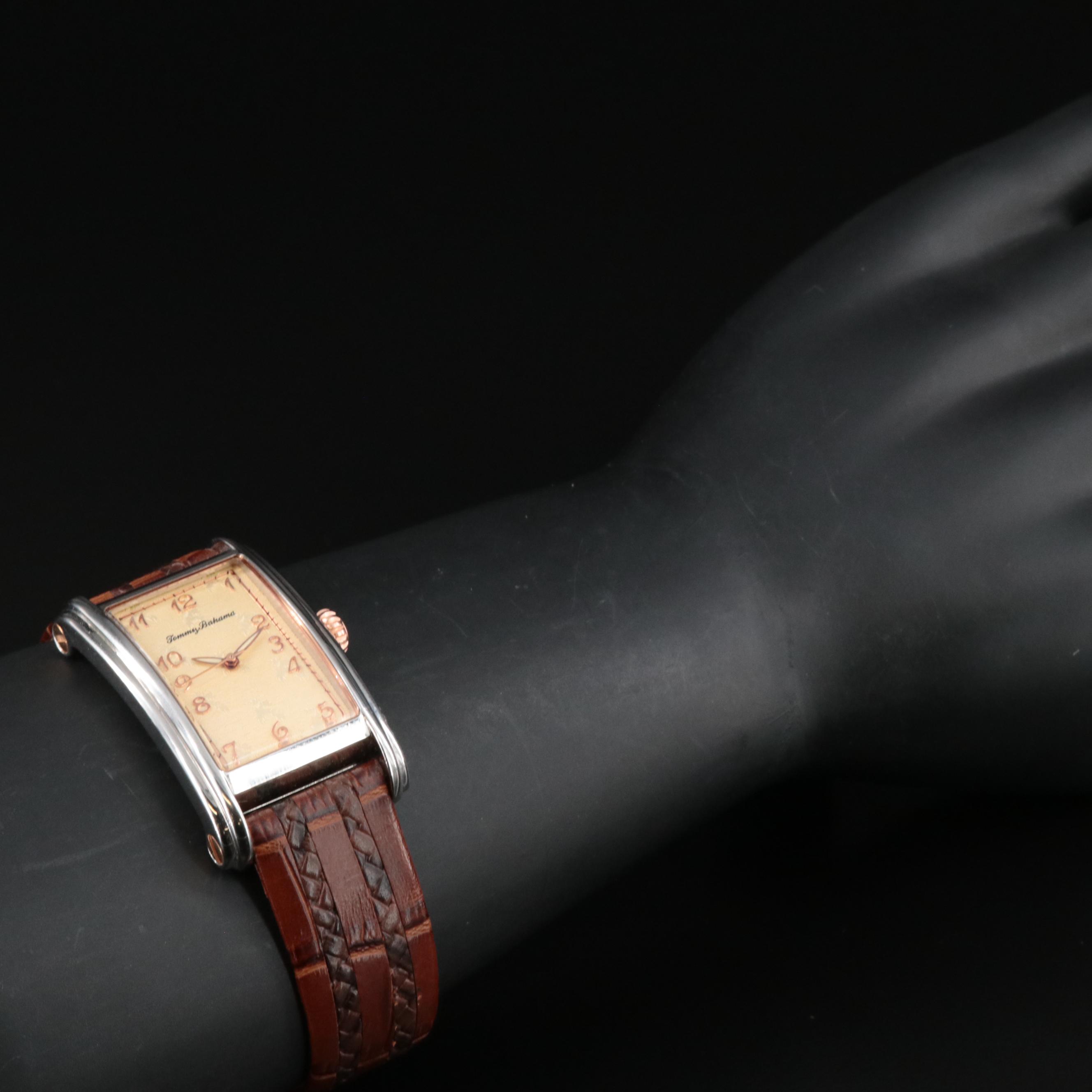 Tommy Bahama Swiss Movement Stainless Steel Watch