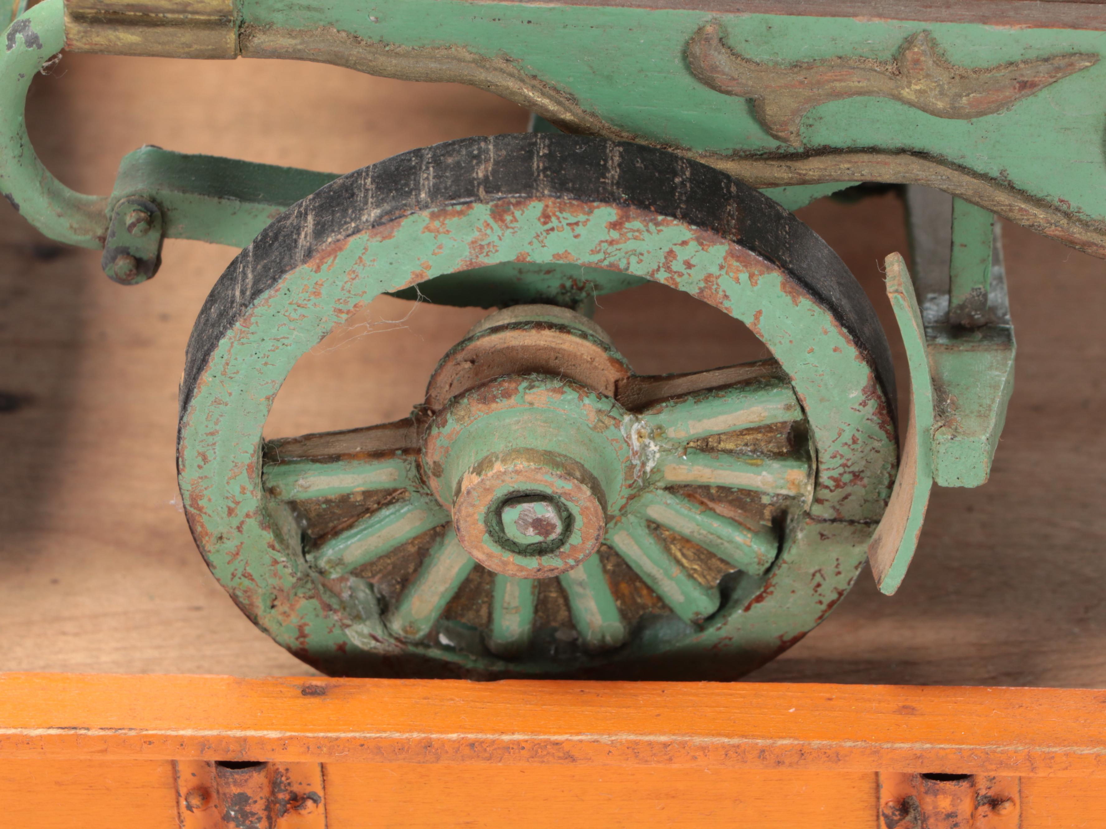 Milo Smith Folk Art "Smiths Circus" Train Cars, Mid-20th Century