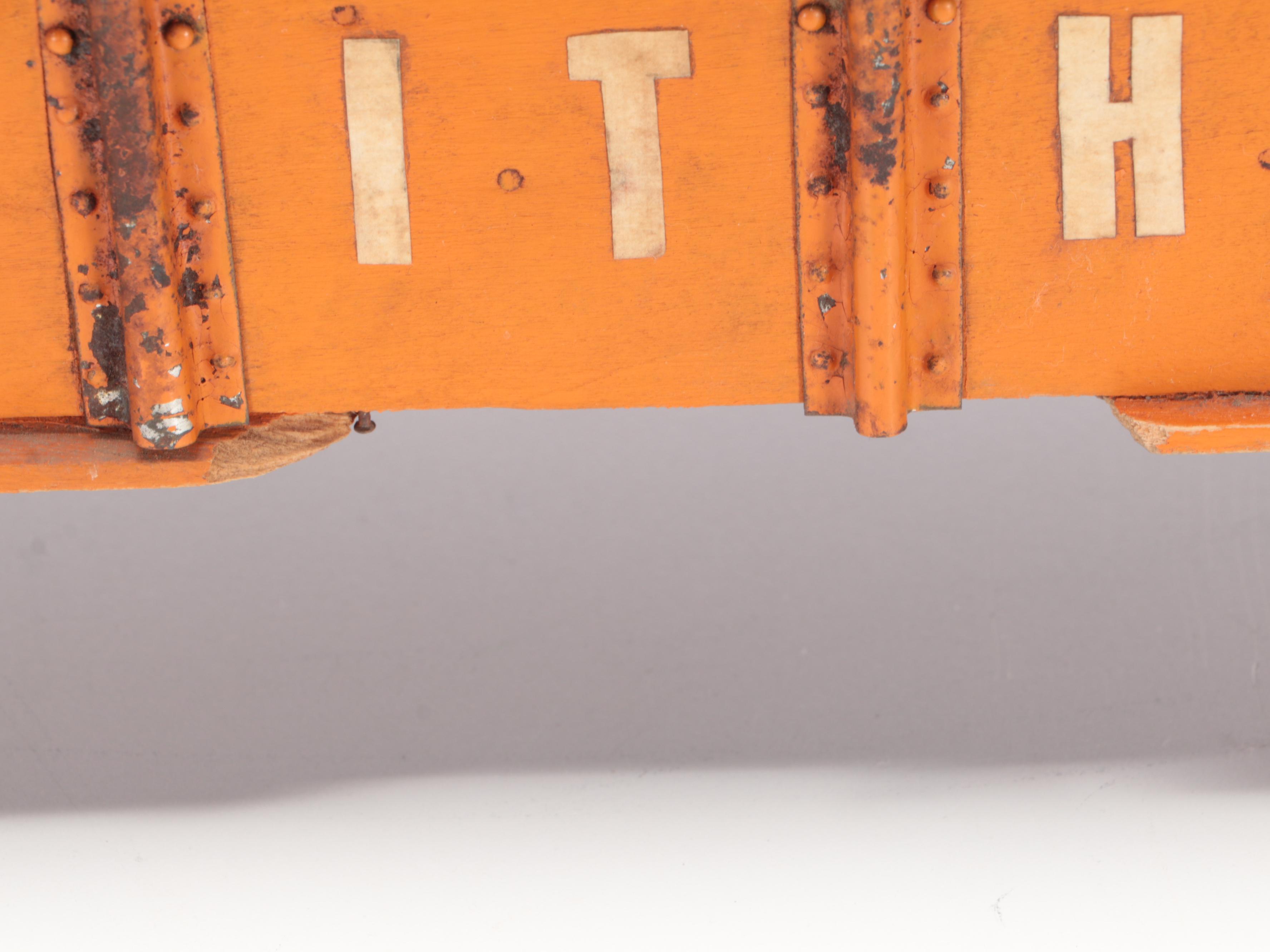 Milo Smith Folk Art "Smiths Circus" Train Cars, Mid-20th Century