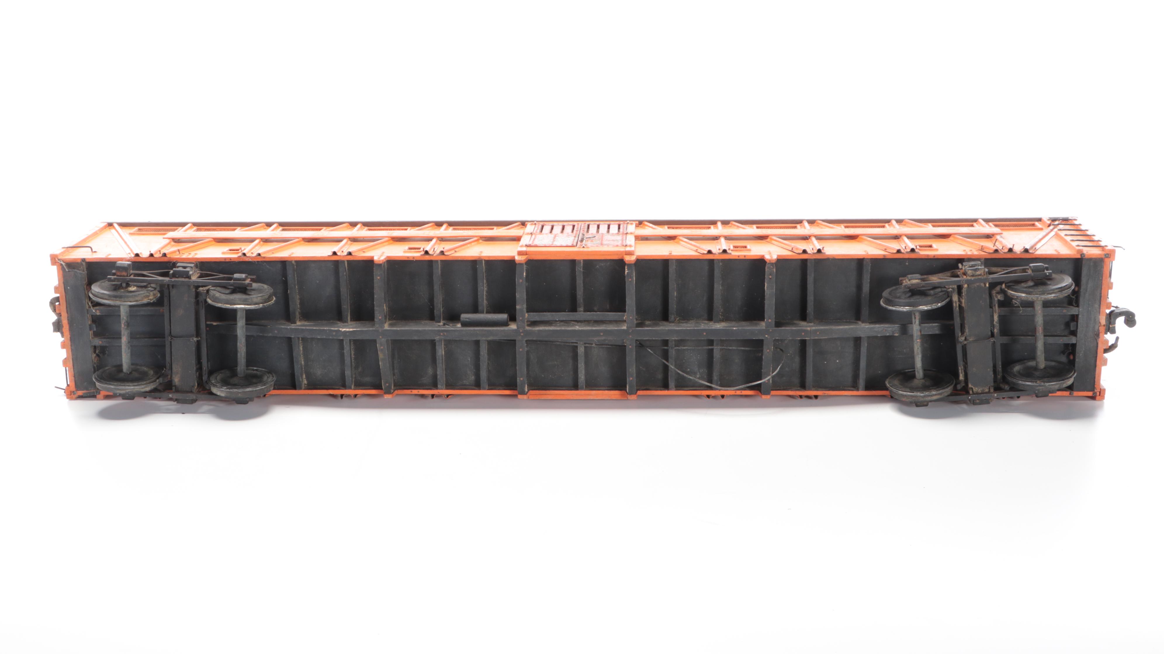 Milo Smith Folk Art "Smiths Circus" Train Cars, Mid-20th Century