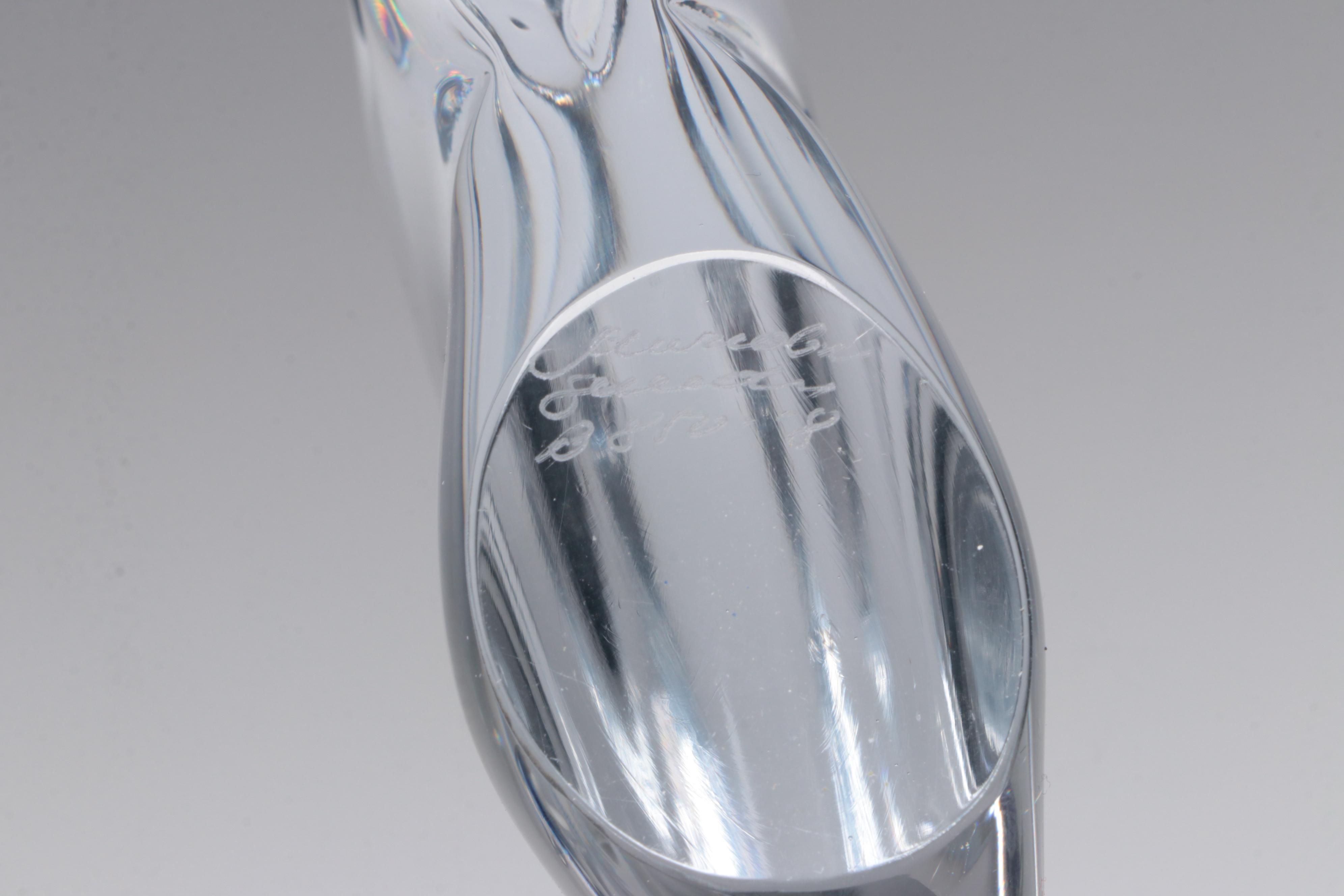 Murano Style Cobalt Blue Glass Angelfish Figurine with More