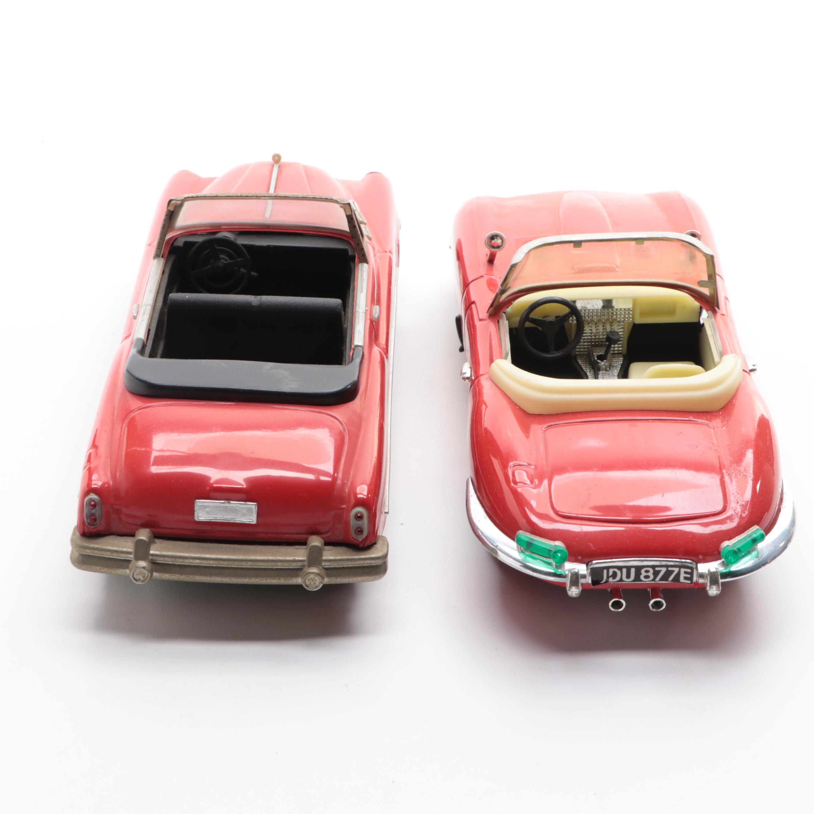 Toy Friction Powered Convertible Standard Sedan and Luxe Car